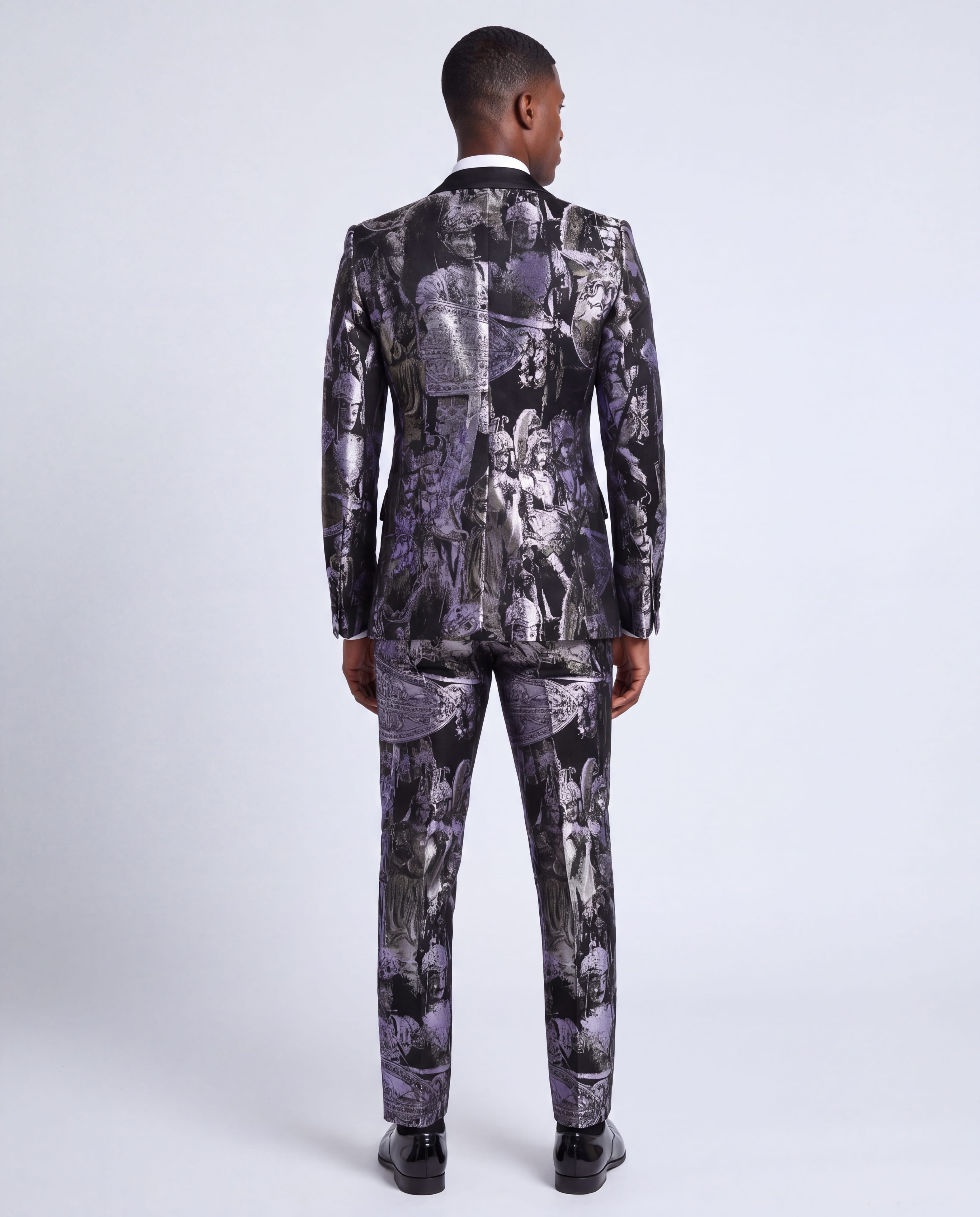Dolce & Gabbana Jacquard Satin Lapel Suit | Sendegaro JP