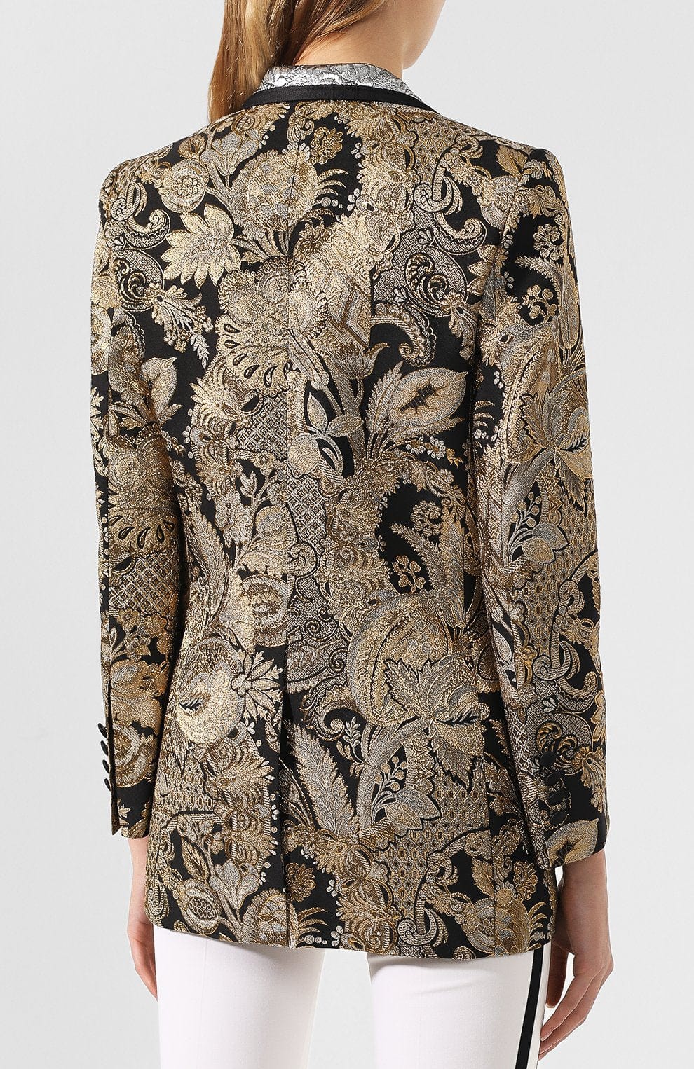 Dolce & Gabbana Jacquard Silk Blazer