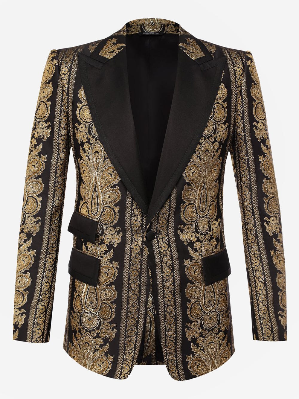 Dolce & Gabbana Jacquard Single-Breasted Blazer