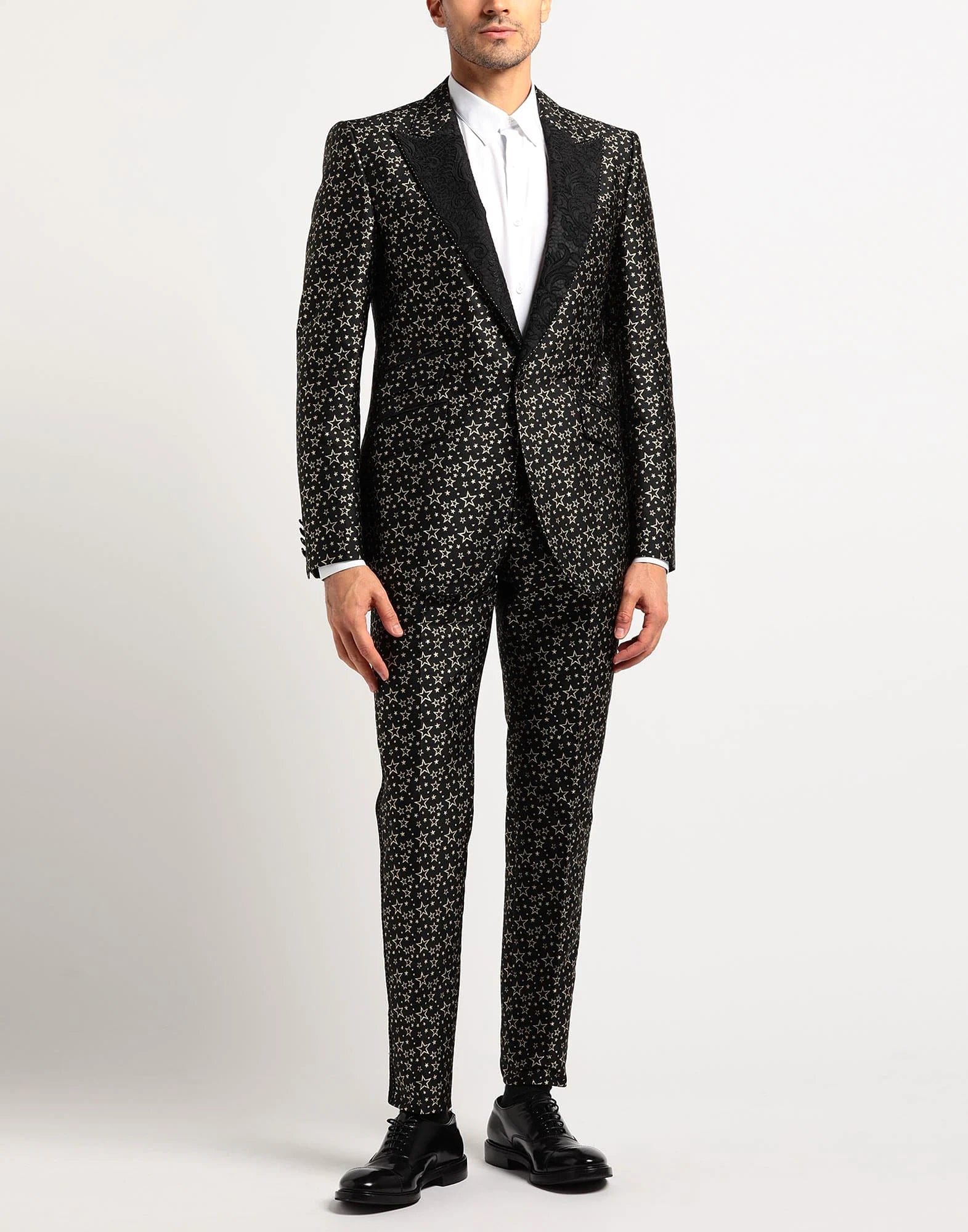 Dolce & Gabbana Jacquard Star Print Two-Piece Suit Dolce & Gabbana Jacquard Star Print Two-Piece Suit