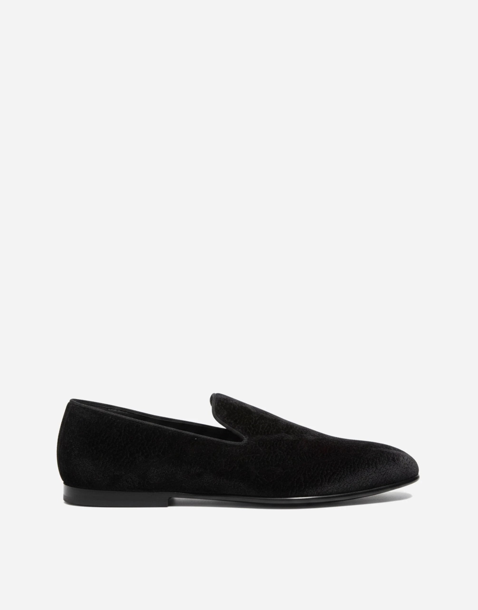 Dolce & Gabbana Jacquard Velvet Loafers