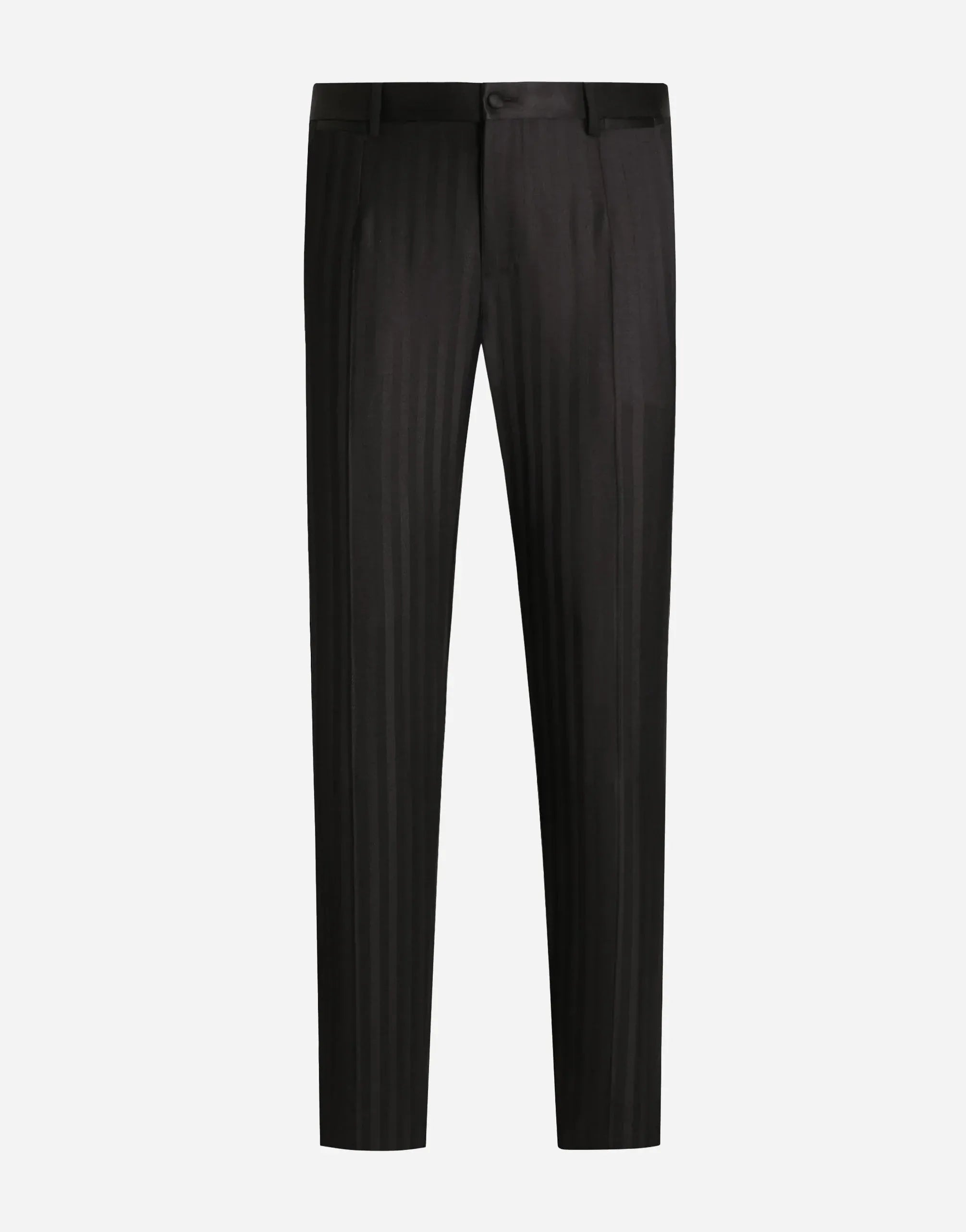 Dolce & Gabbana Jacquard Wool Pekin Trousers