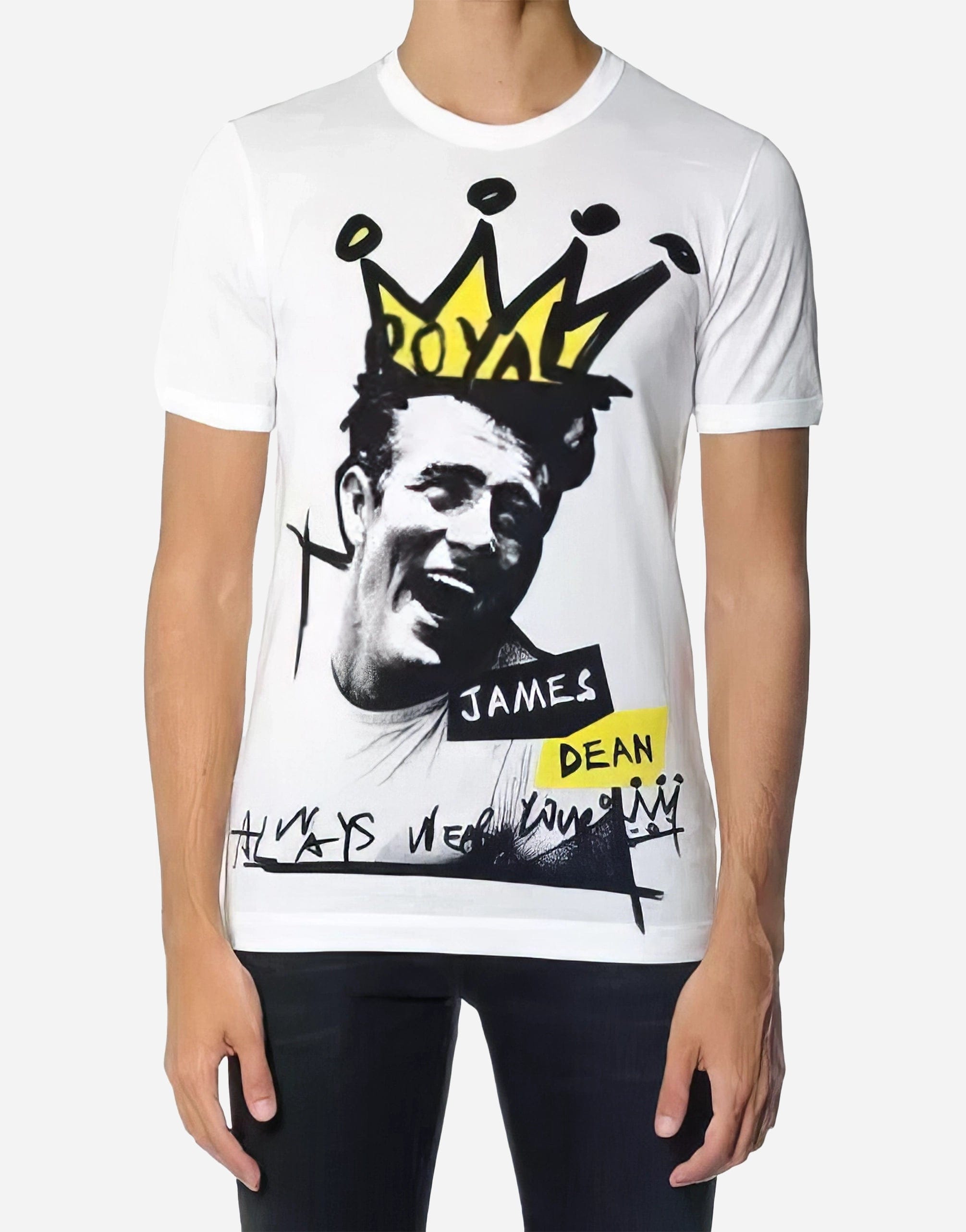 Dolce & Gabbana Jame Dean Printed Cotton T-shirt