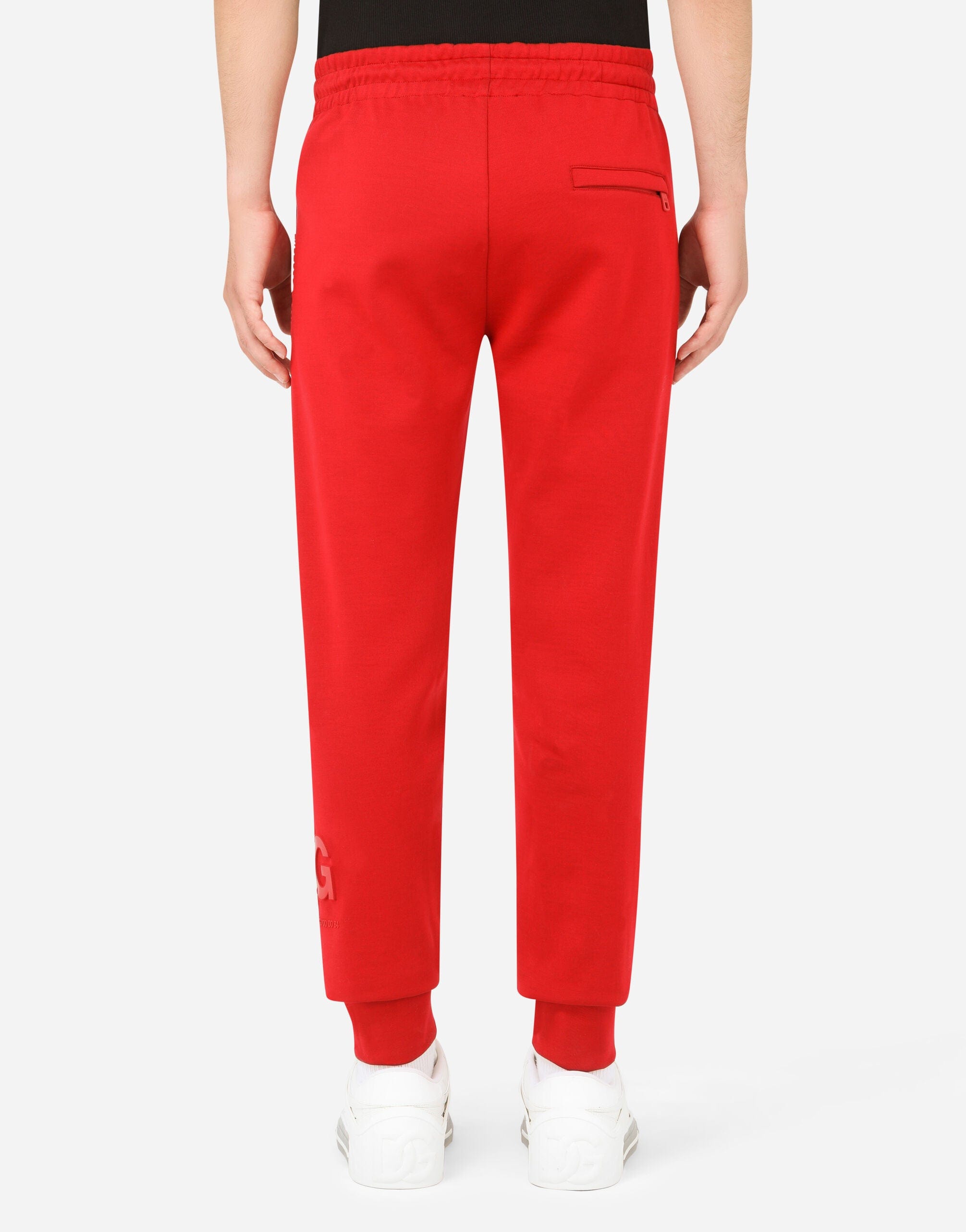 Dolce & Gabbana Jersey Jogging Pants With DG Patch