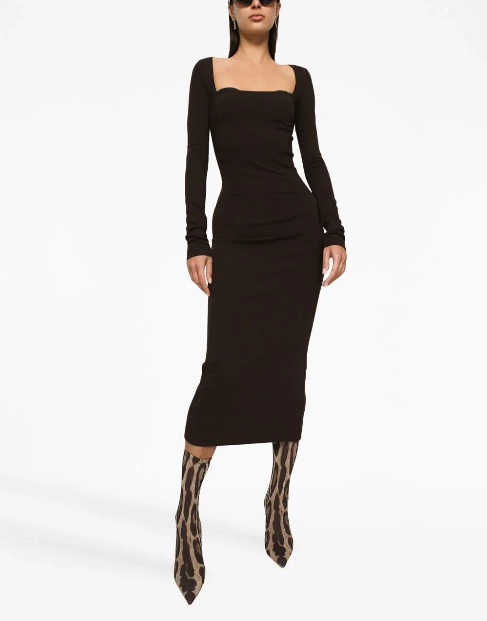 Dolce & Gabbana Jersey Midi Dress