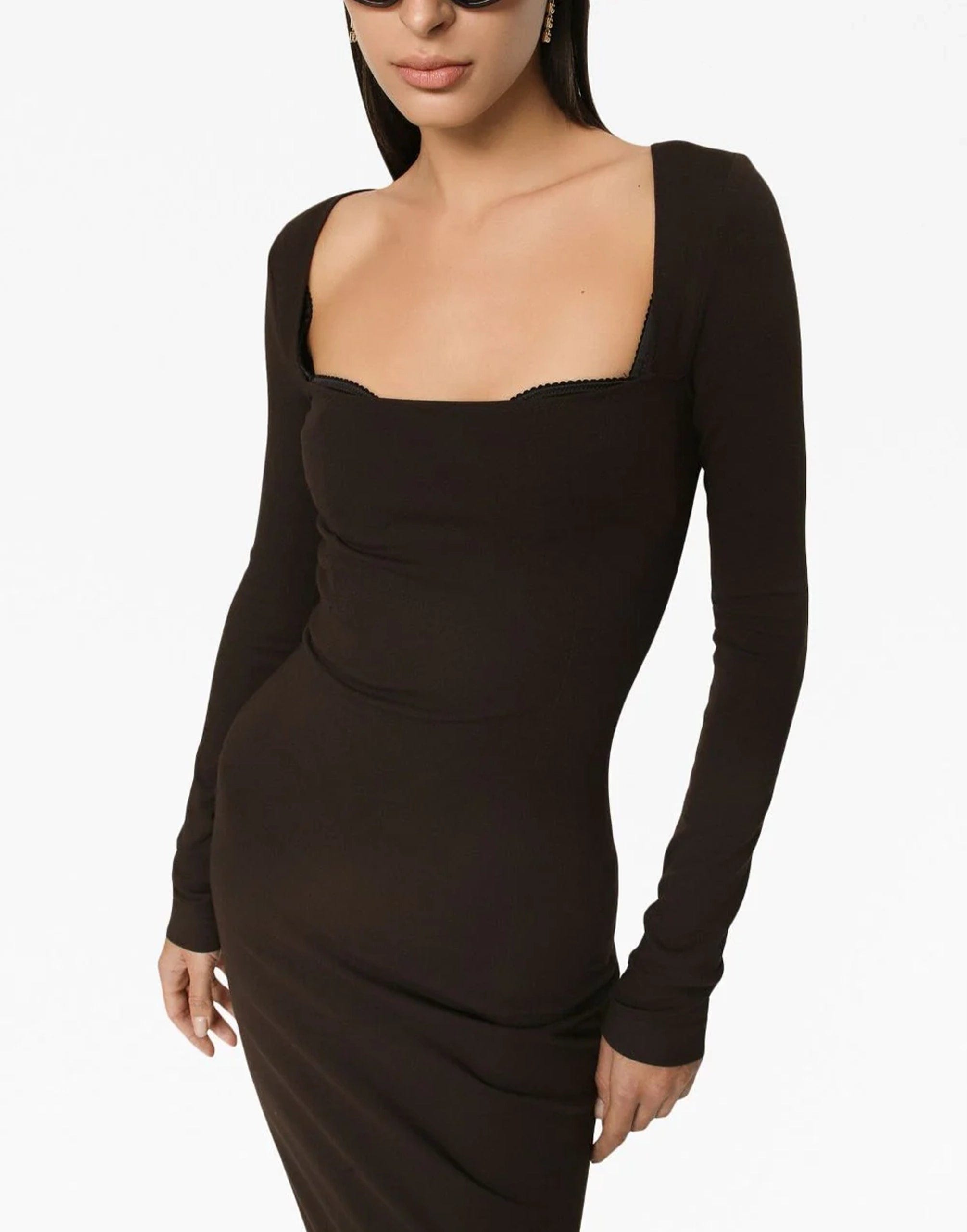 Dolce & Gabbana Jersey Midi Dress