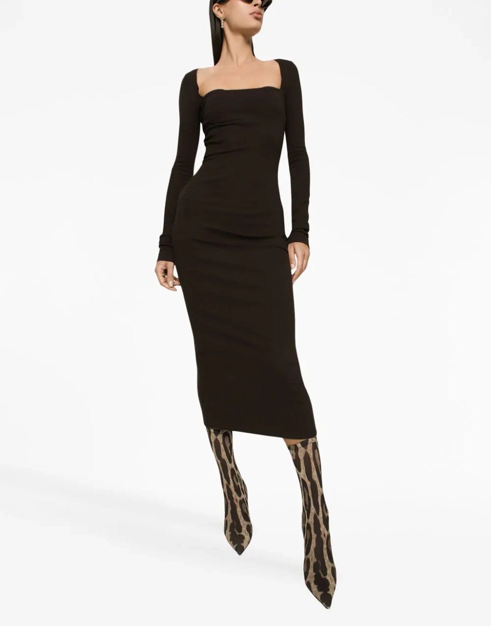 Dolce & Gabbana Jersey Midi Dress