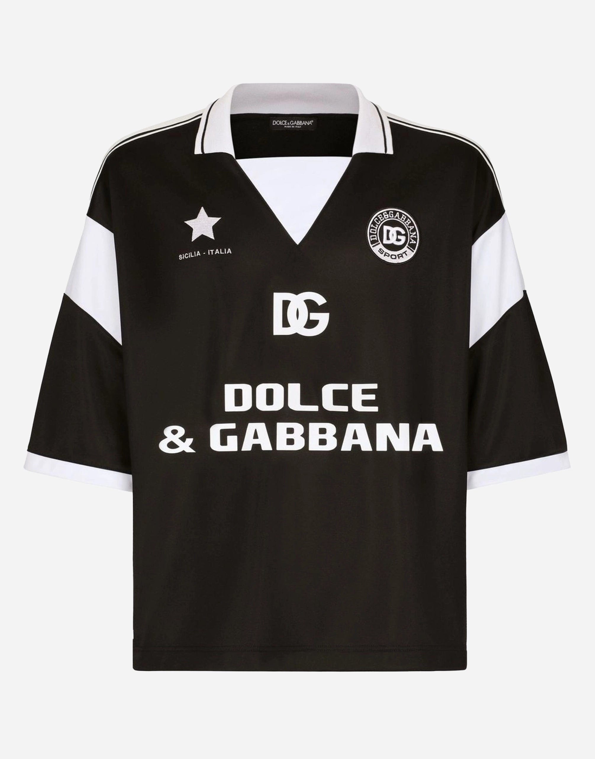 Dolce & Gabbana Jersey Polo-Neck Sweatshirt