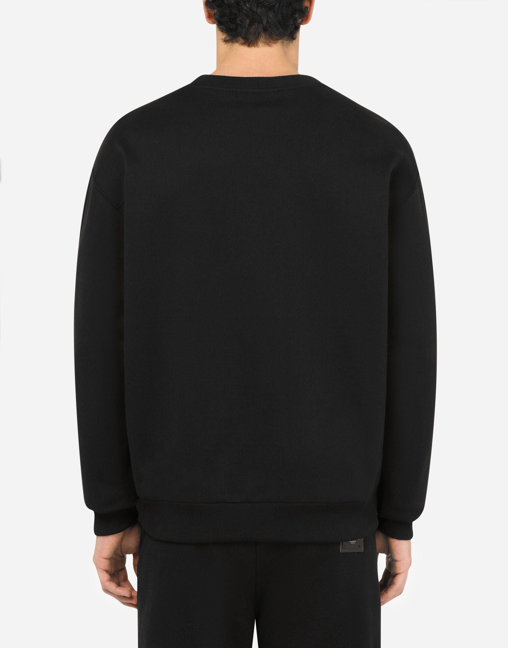Dolce & Gabbana Jersey Sweatshirt With DG Patch