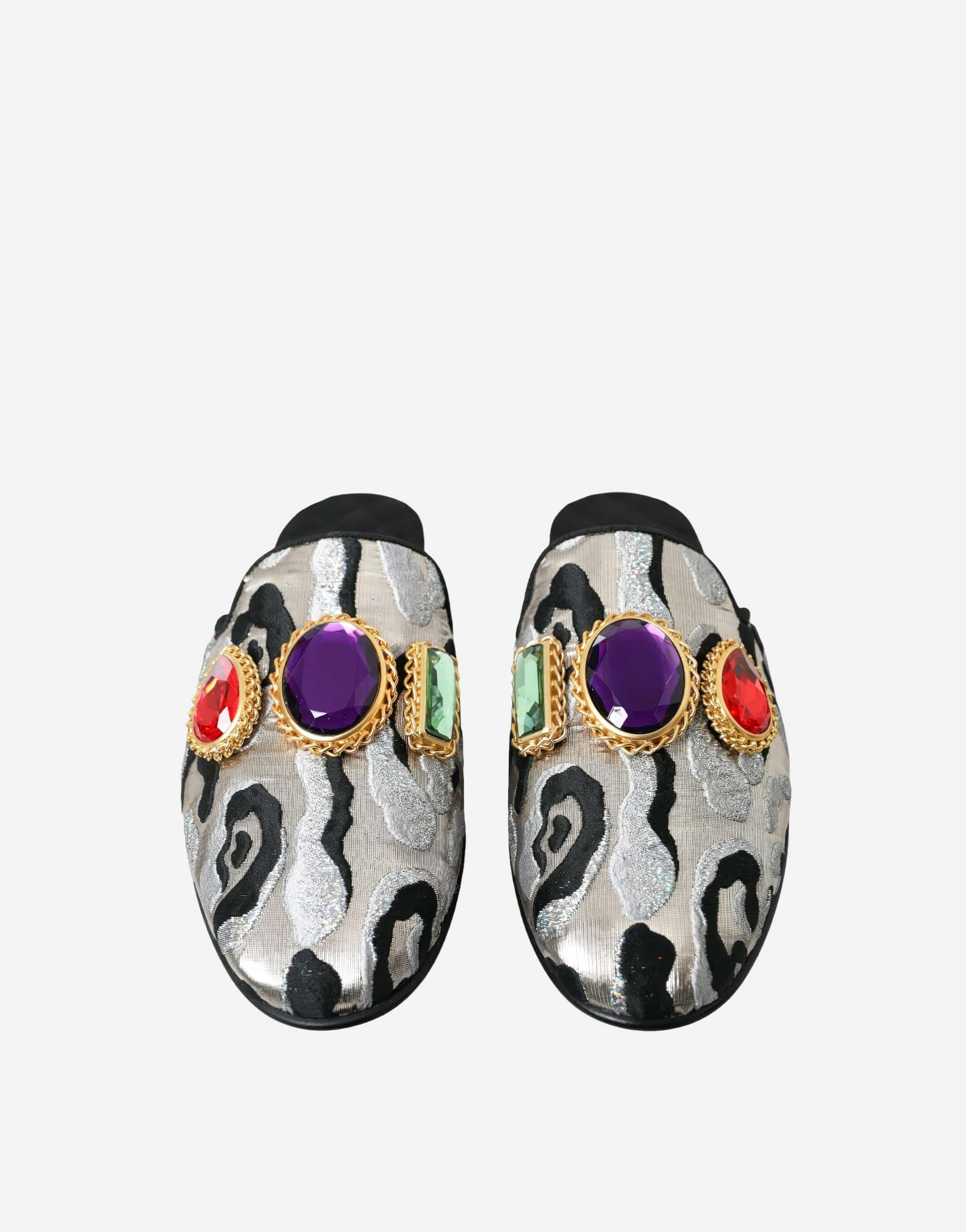 Dolce & Gabbana Jewel Embellished Slippers