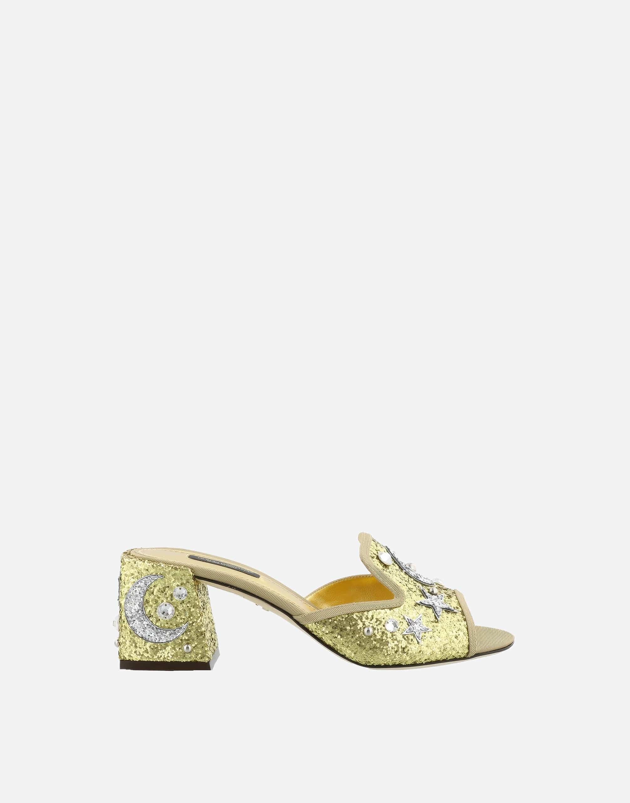 Jewel Gold-Tone Open Toe Sandals