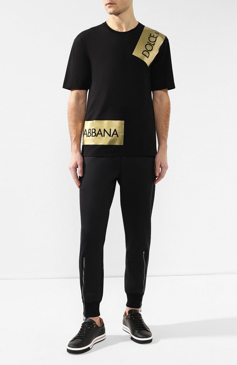 Dolce & Gabbana Jogging Track Pants with Zip Details