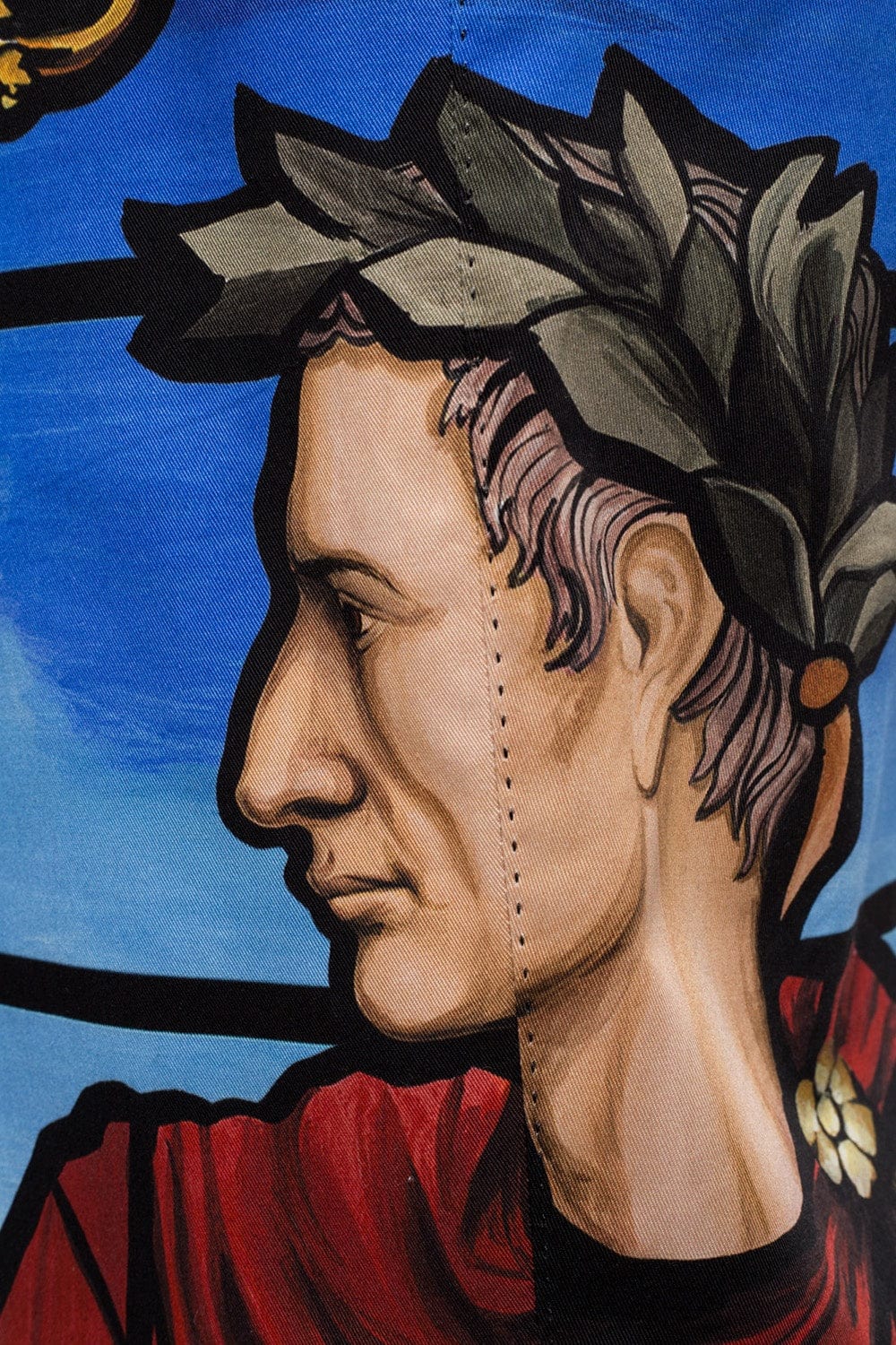 Dolce & Gabbana Julias Ceasar Print Tailored Trousers