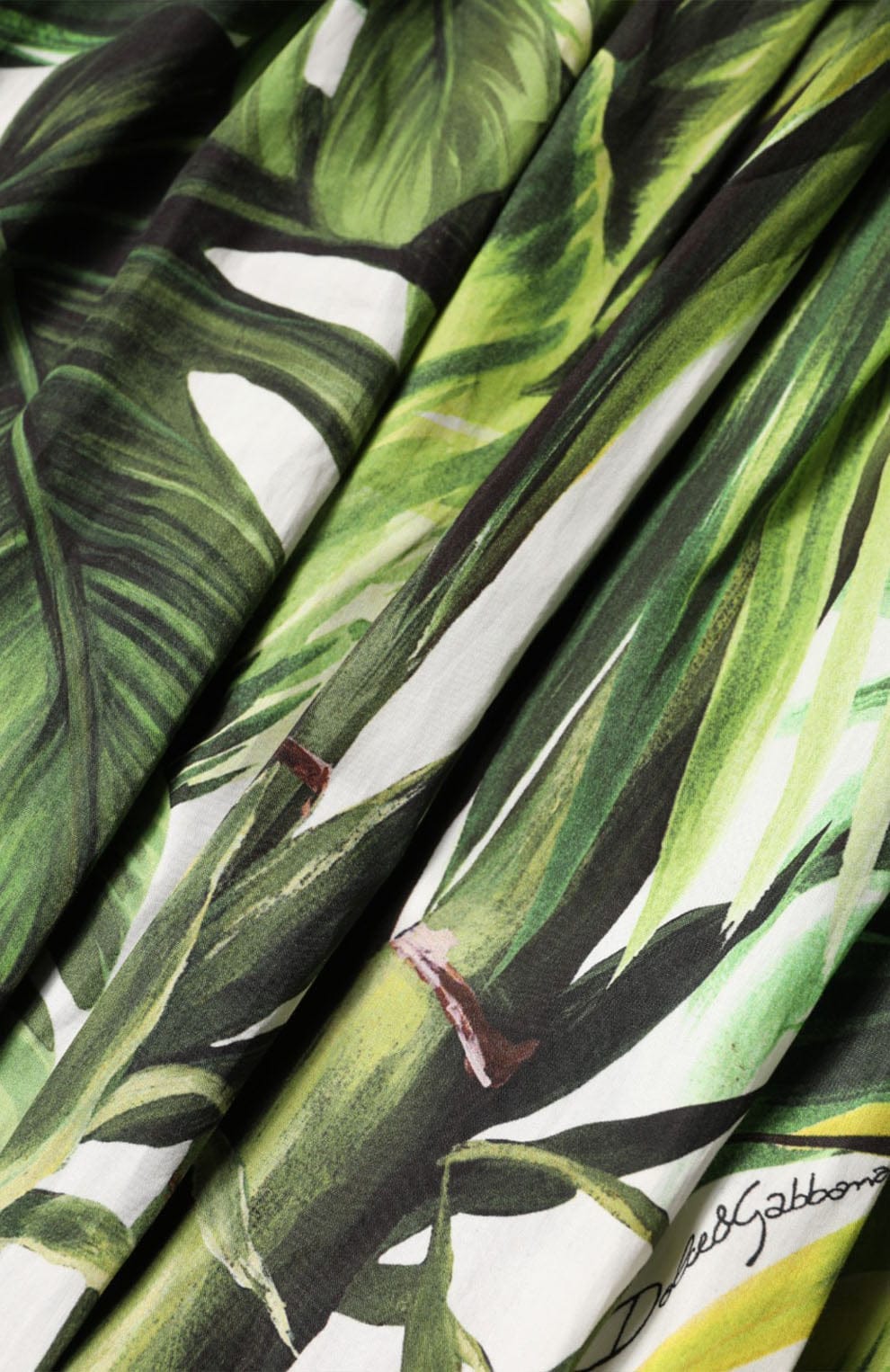 Dolce & Gabbana Jungle Print Halterneck Dress