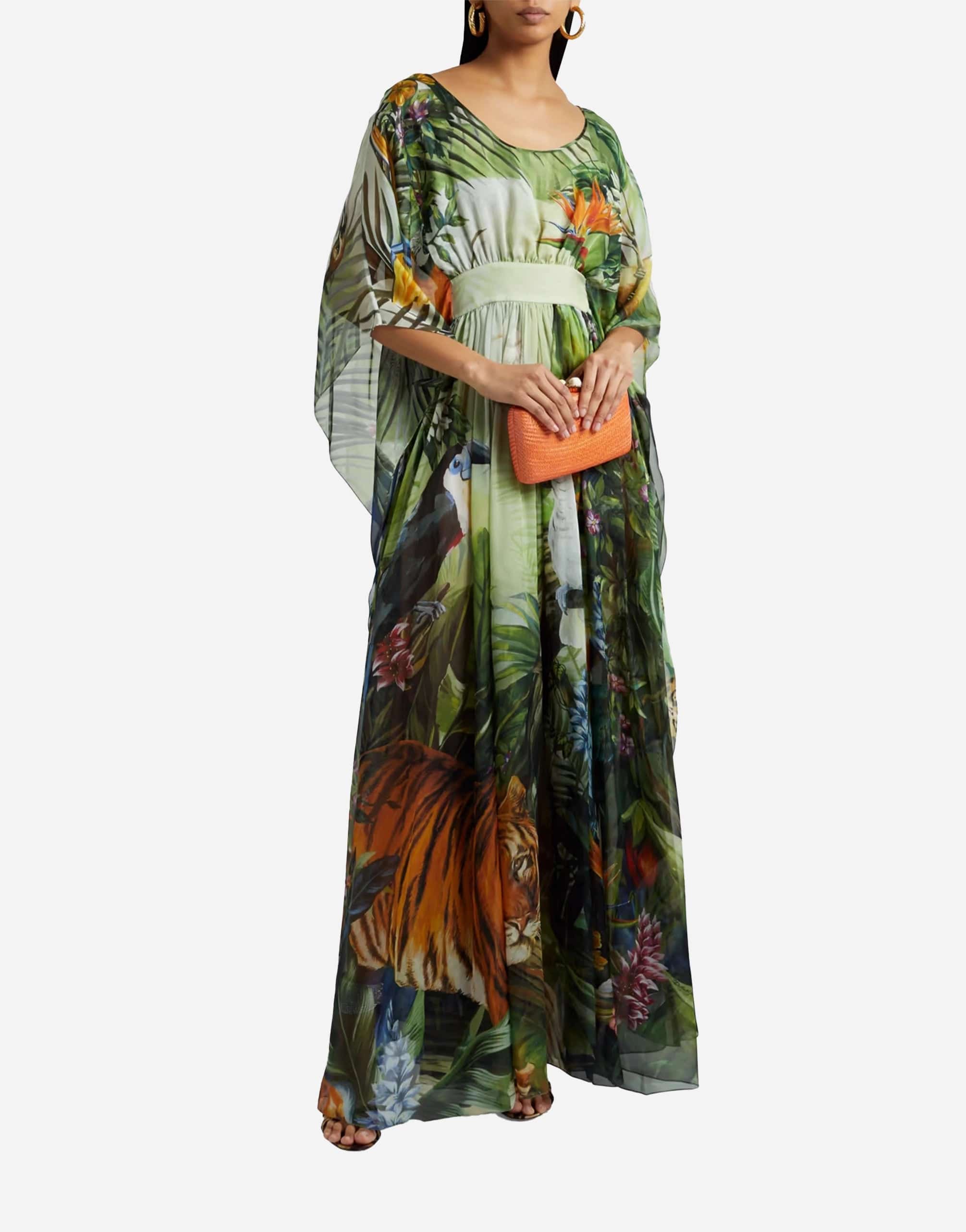 Dolce & Gabbana Jungle-Print Maxi Dress