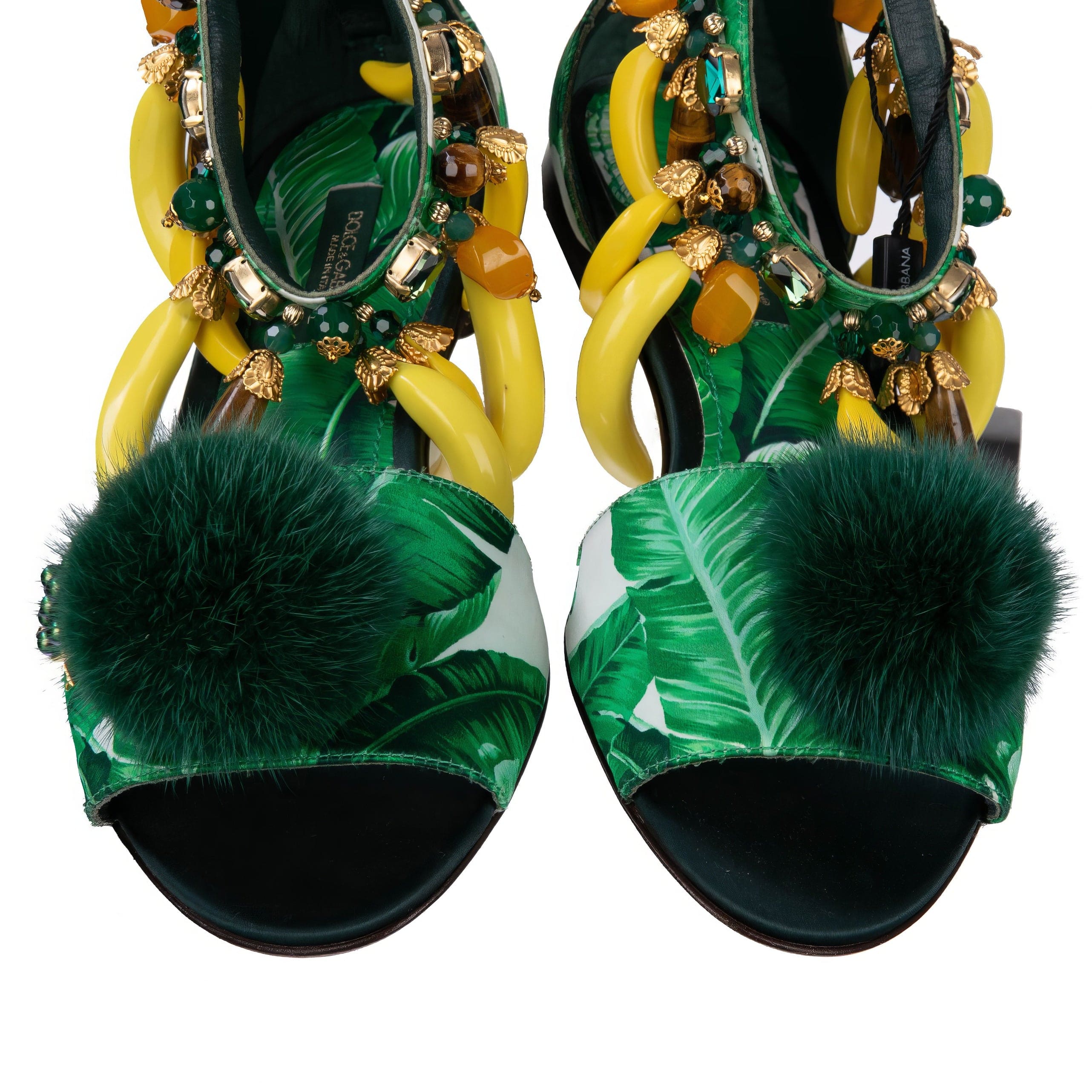 Dolce & Gabbana Keira Banana-Embellished Sandals | Sendegaro IT