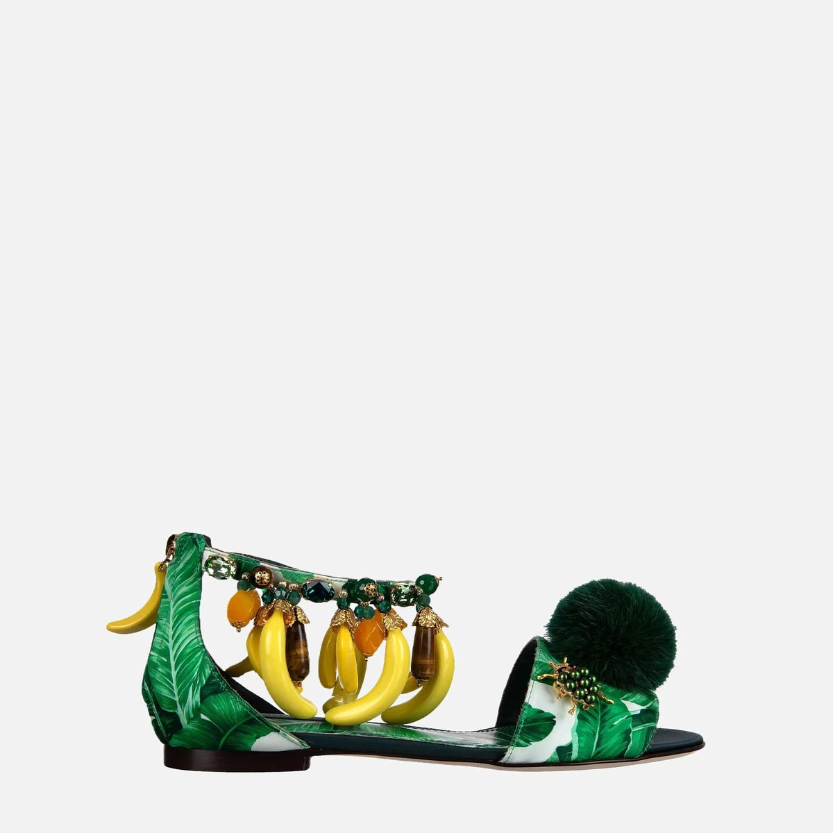 Dolce & Gabbana Keira Banana-Embellished Sandals | Sendegaro