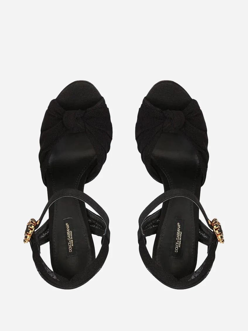 Dolce & Gabbana Keira Knotted Detail Sandals