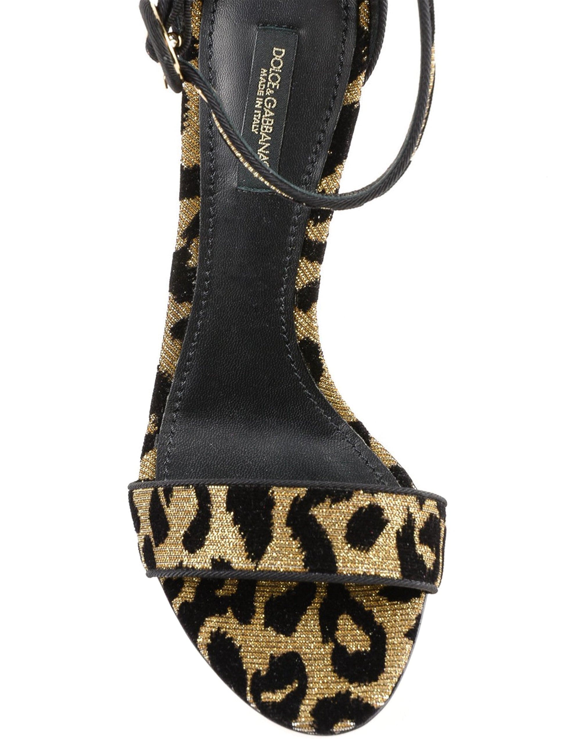 Dolce & Gabbana Keira Leopard Print Sandals