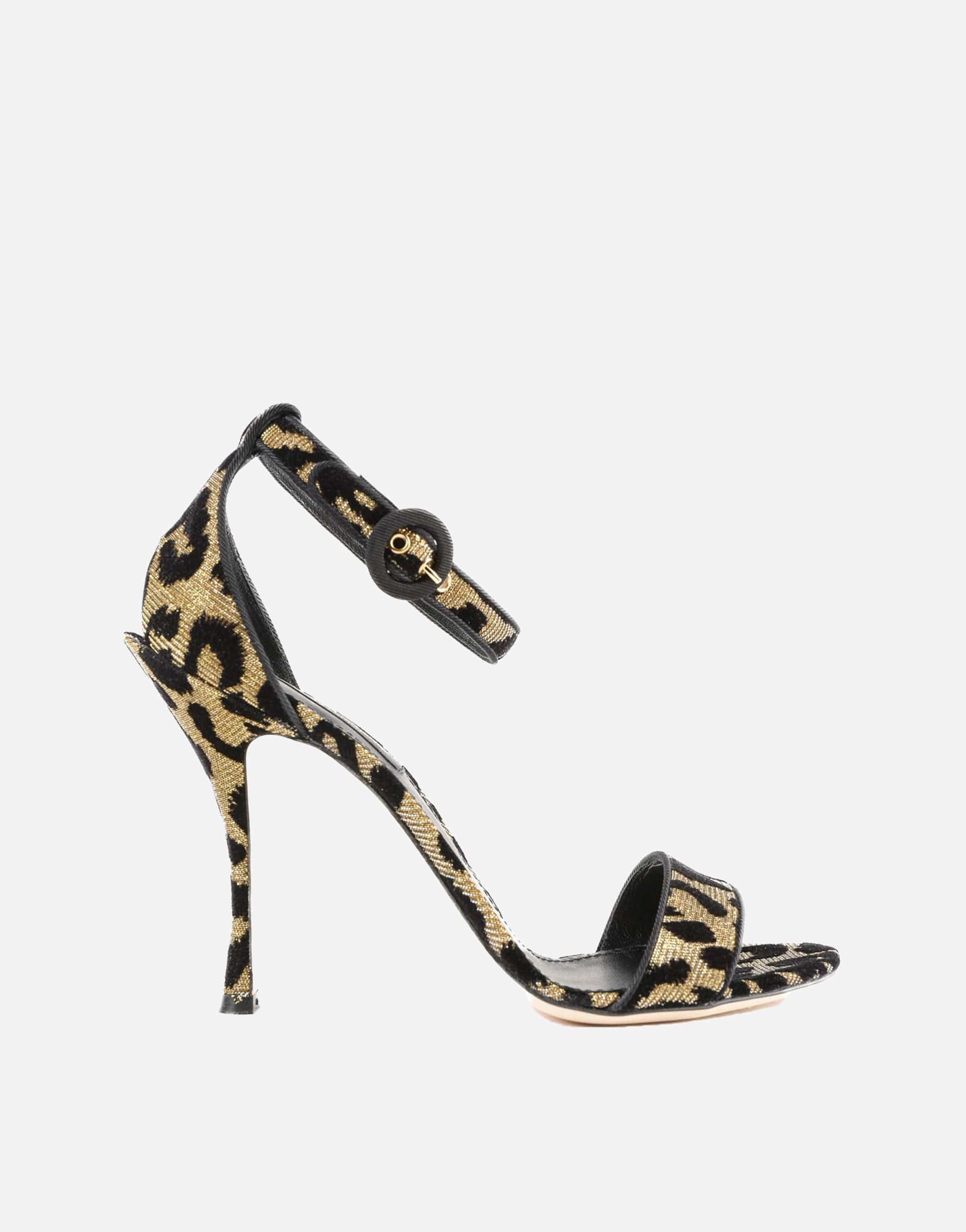 Dolce & Gabbana Keira Leopard Print Sandals