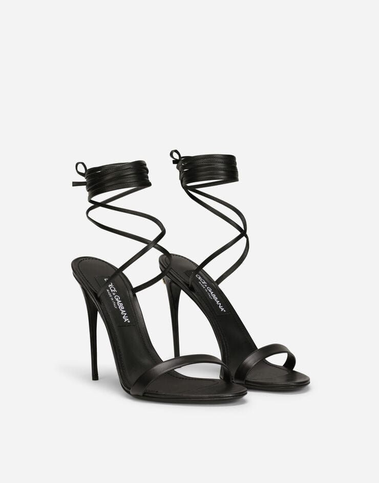 Dolce & Gabbana Keira Nappa Leather Sandals