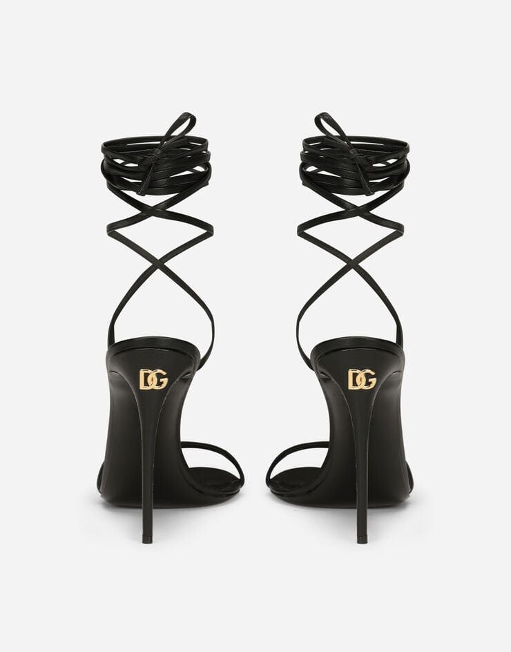 Dolce & Gabbana Keira Nappa Leather Sandals | Sendegaro