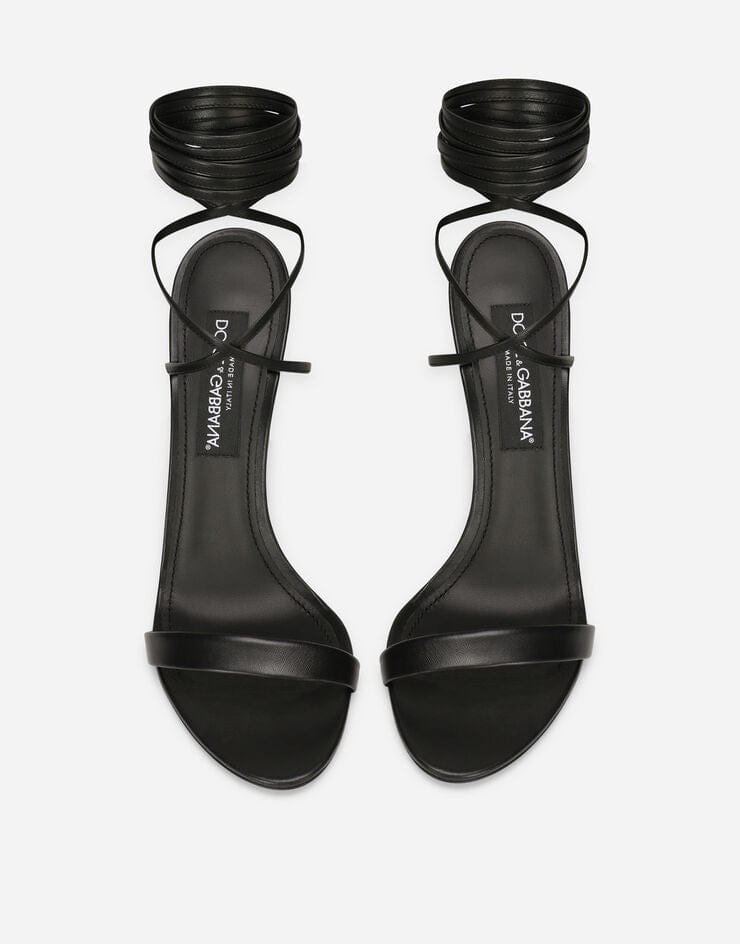 Dolce & Gabbana Keira Nappa Leather Sandals