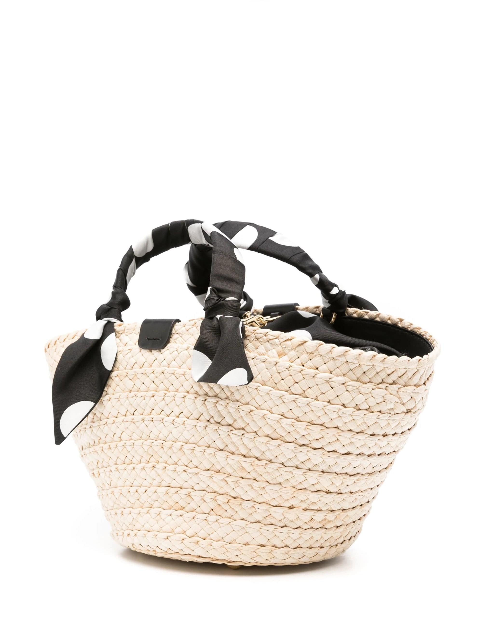 Dolce & Gabbana Kendra Straw Bucket Bag