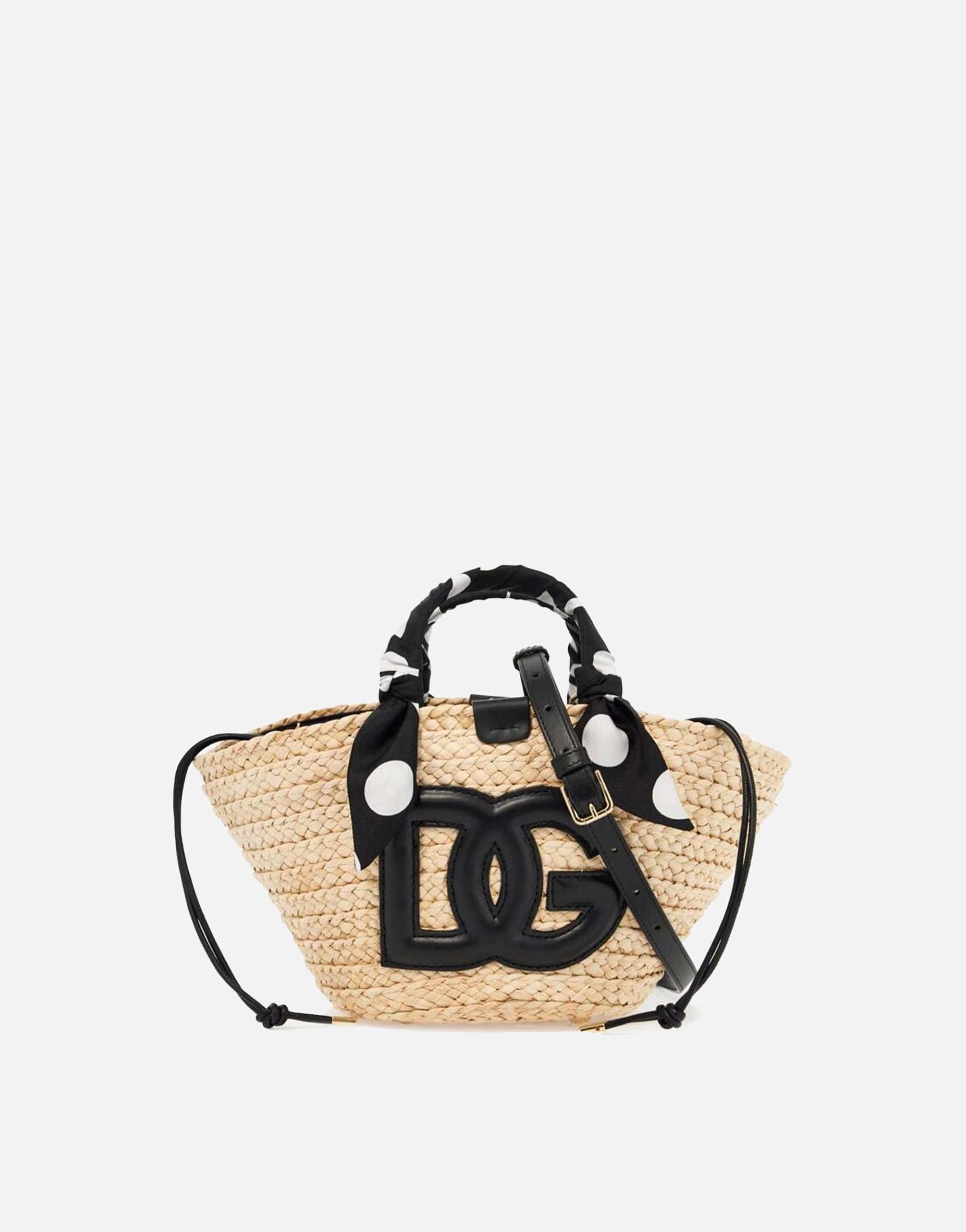 Dolce & Gabbana Kendra Straw Bucket Bag