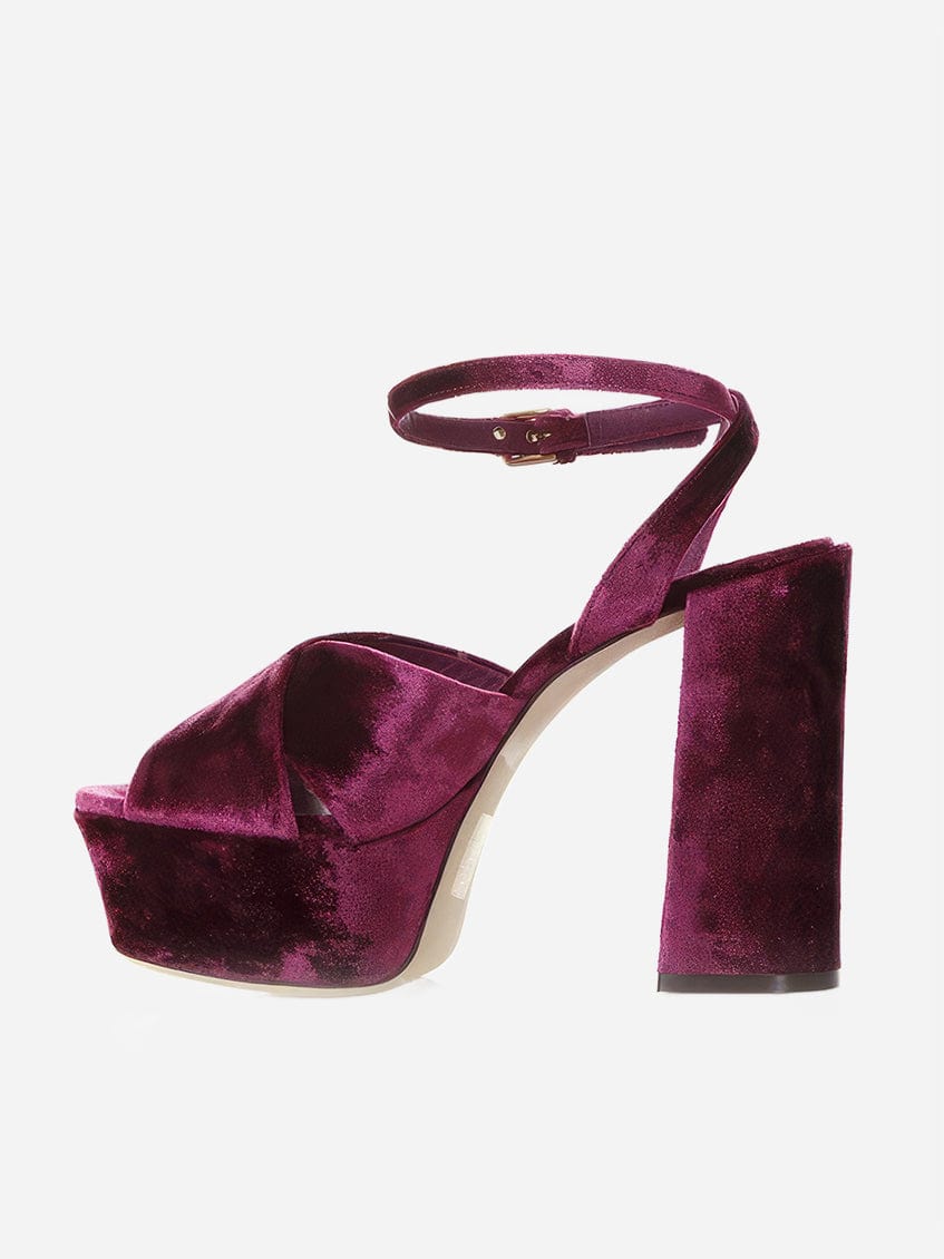 Dolce & Gabbana Keria Velvet Platform Sandals