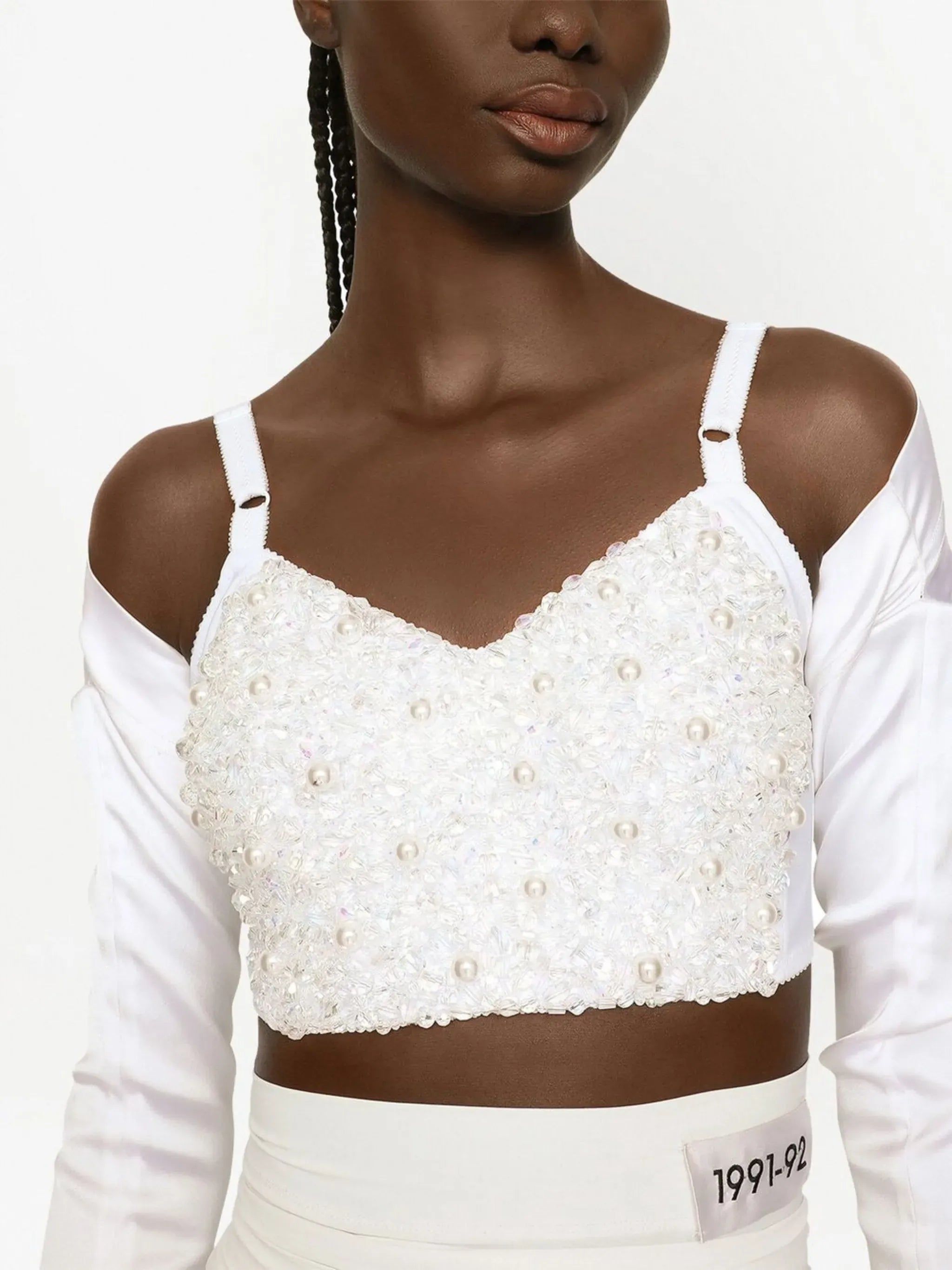 Dolce & Gabbana Dolce & Gabbana KIM DOLCE&GABBANA Beaded Corset Top