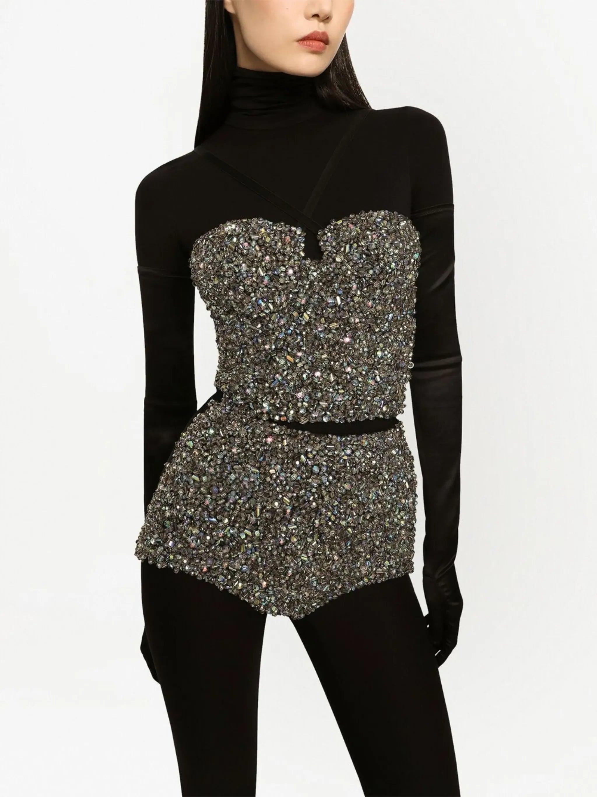 Dolce & Gabbana Dolce & Gabbana KIM DOLCE&GABBANA High-Waisted Embellished Panties
