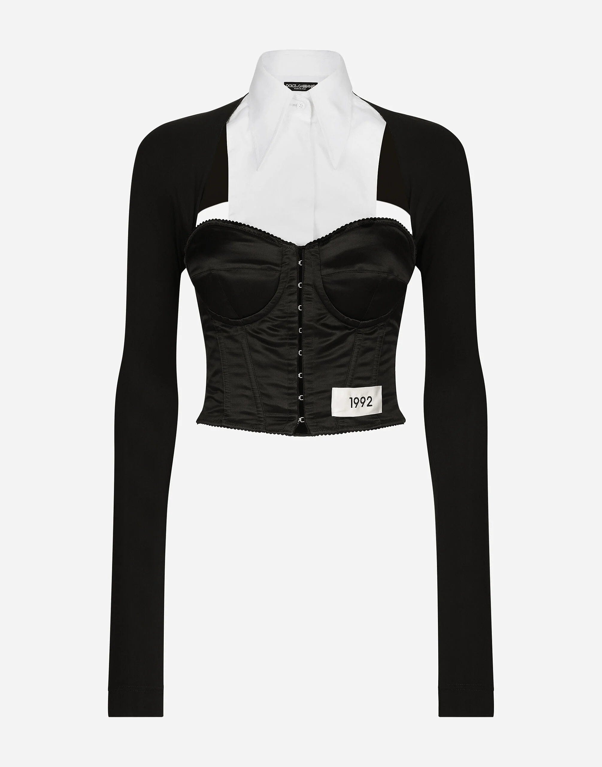 Dolce & Gabbana KIM Poplin Corset Top