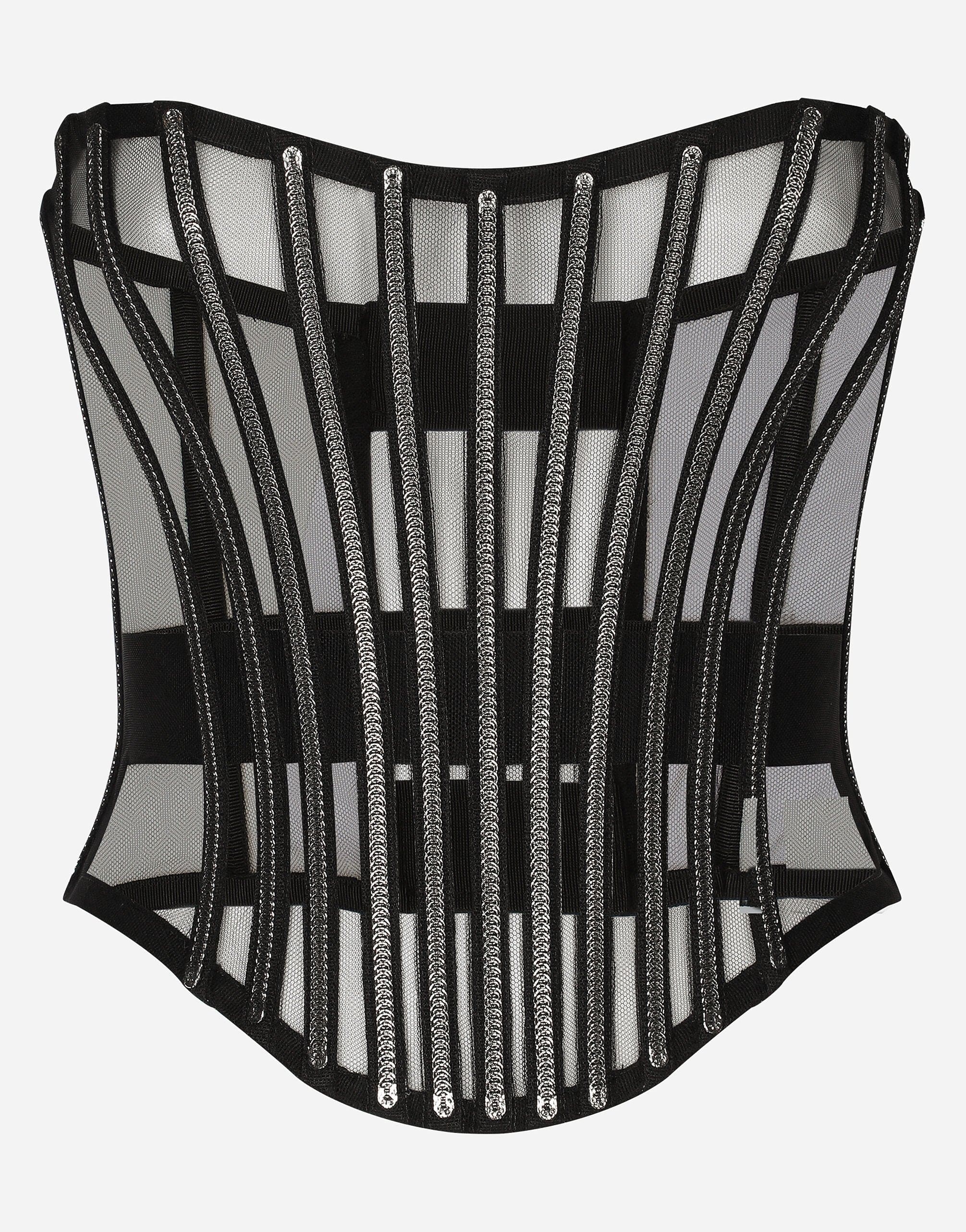 Dolce & Gabbana KIM Tulle Corset Belt