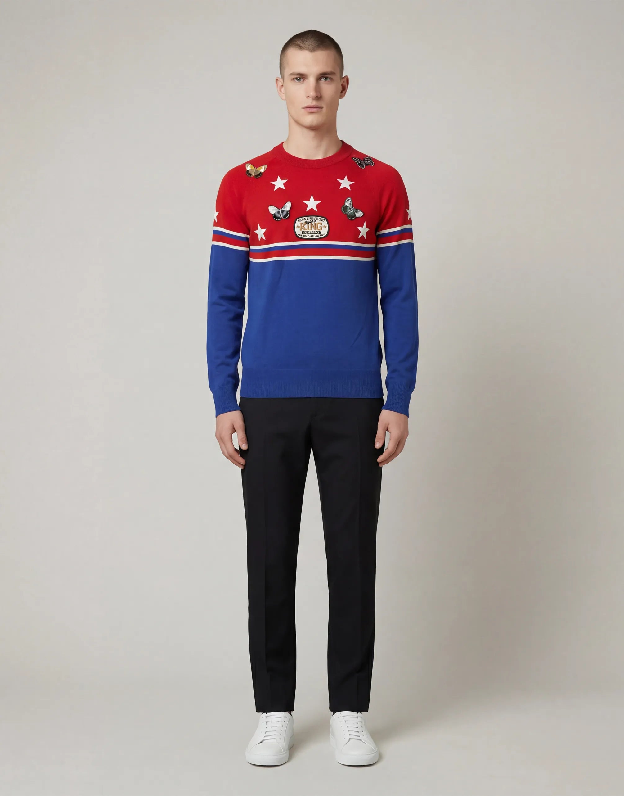 千禧王者补丁毛衣 - alternate view