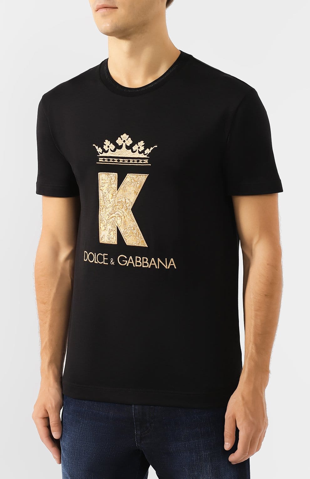 Dolce & Gabbana King Patch T-Shirt