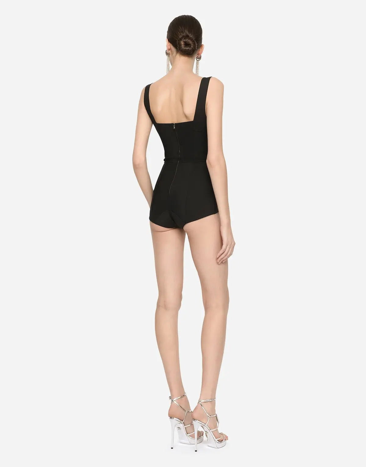 Dolce & Gabbana Dolce & Gabbana Lace and Jacquard Corset Bodysuit