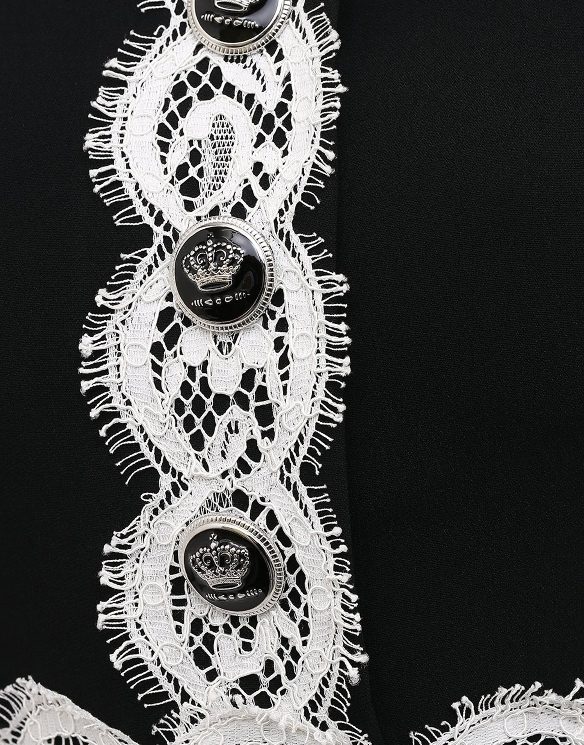 Dolce & Gabbana Lace Detailing Midi Dress