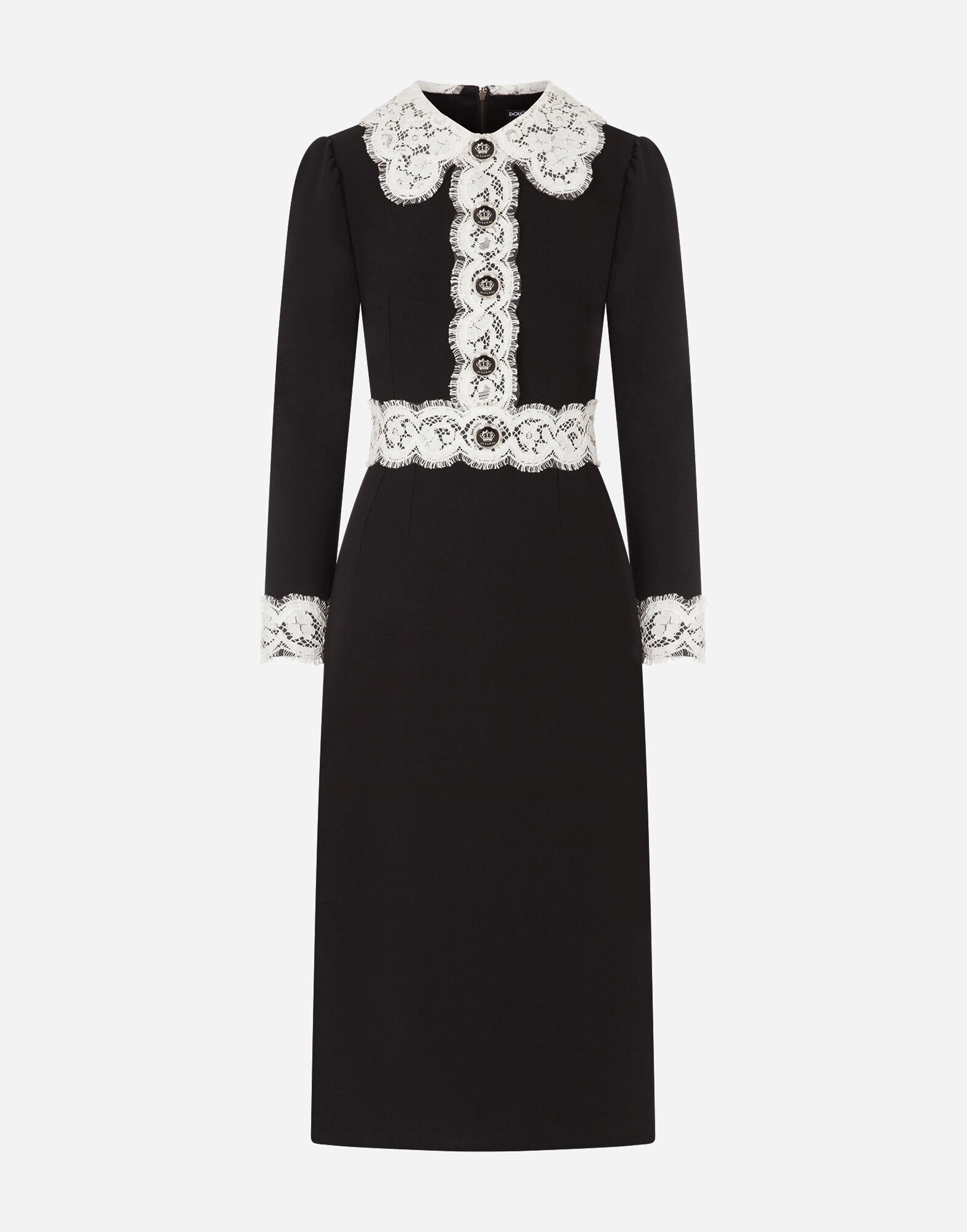 Dolce & Gabbana Lace Detailing Midi Dress