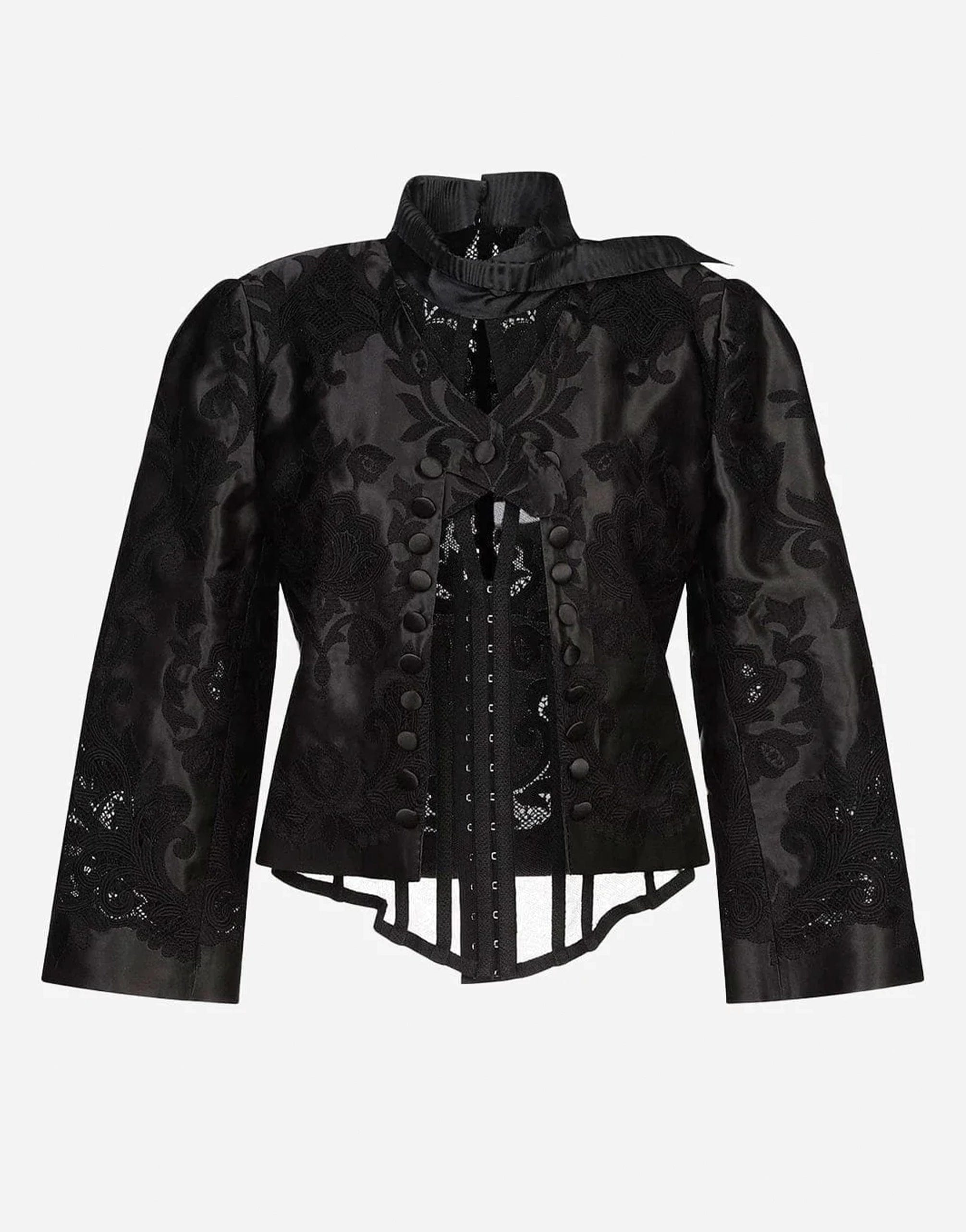 Dolce & Gabbana Lace-Embellished Corset Jacket