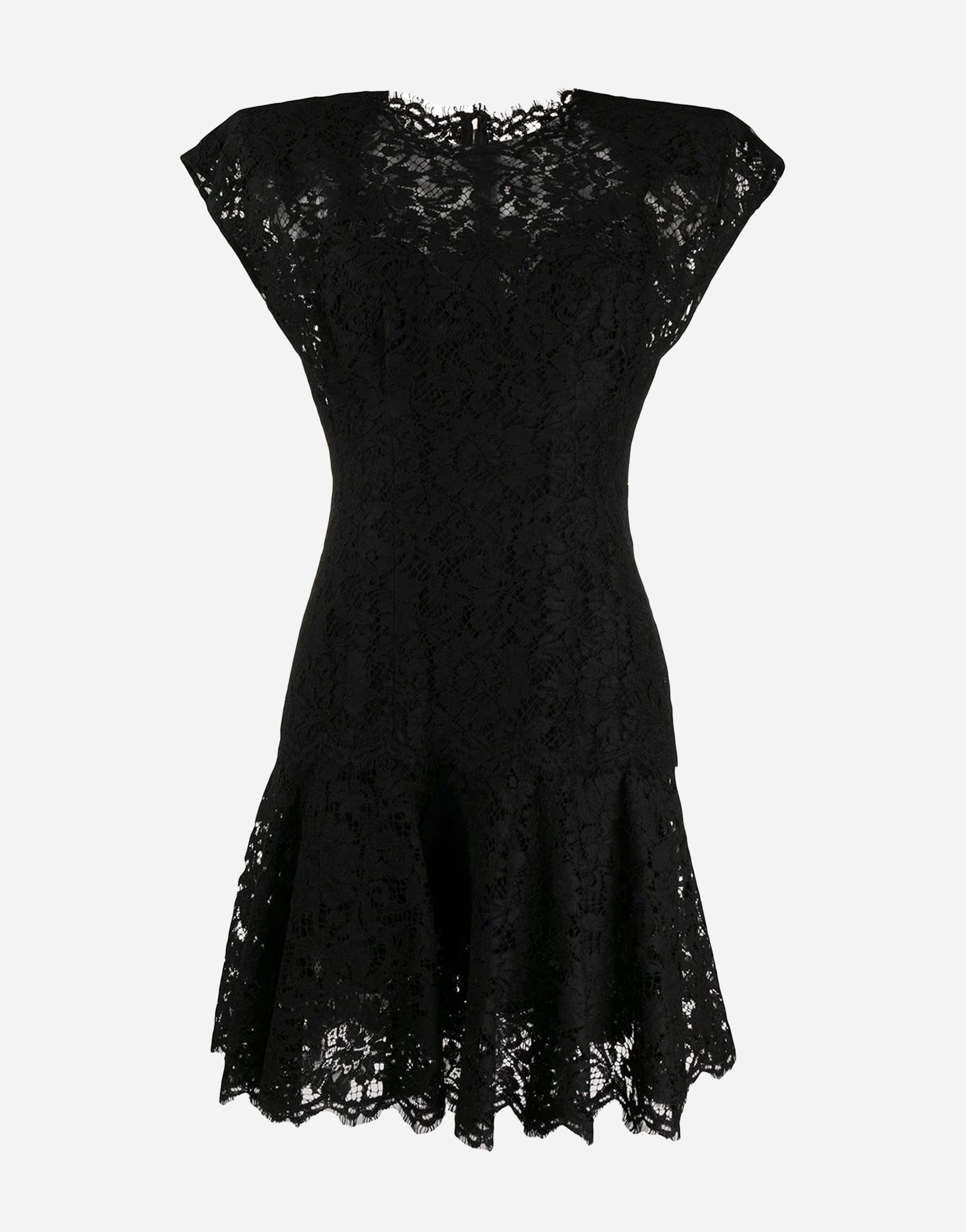 Lace Fitted Mini Dress