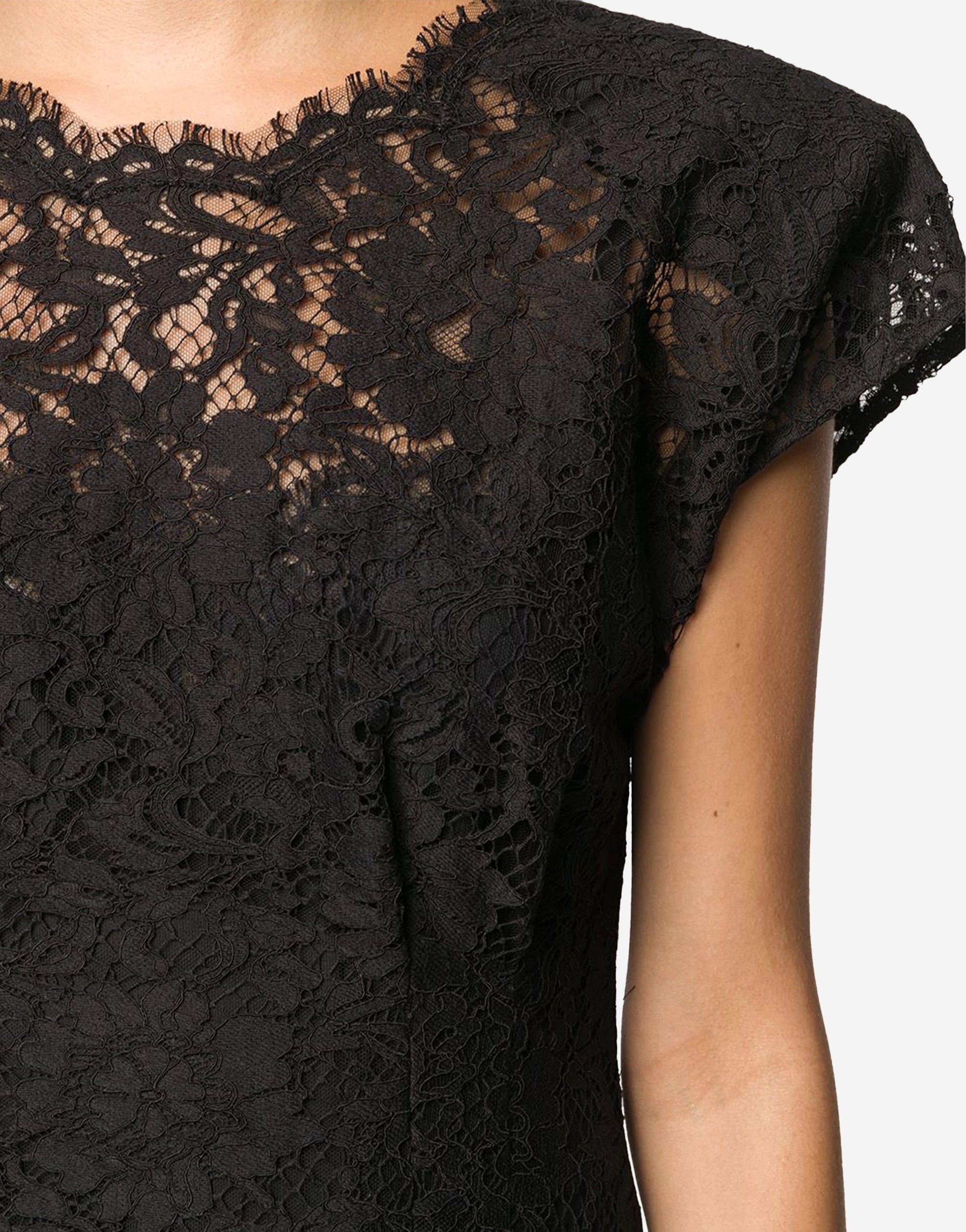 Dolce & Gabbana Lace Fitted Mini Dress