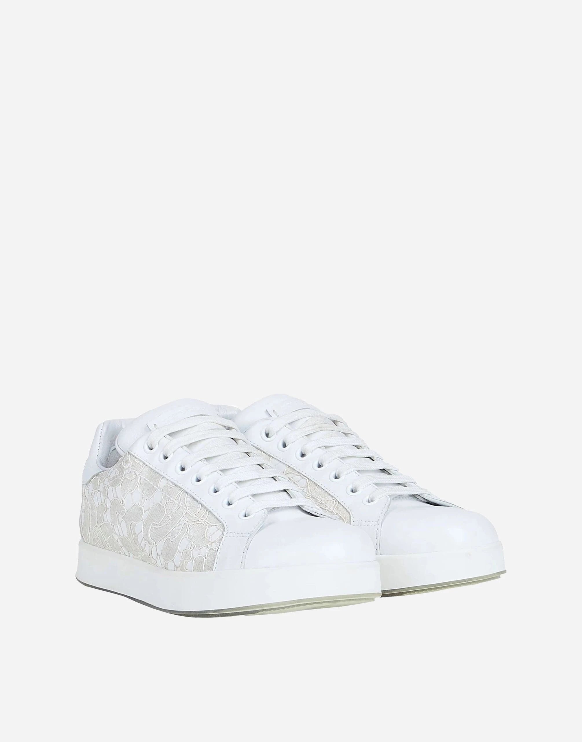 Dolce & Gabbana Lace-Insert Portofino Sneakers