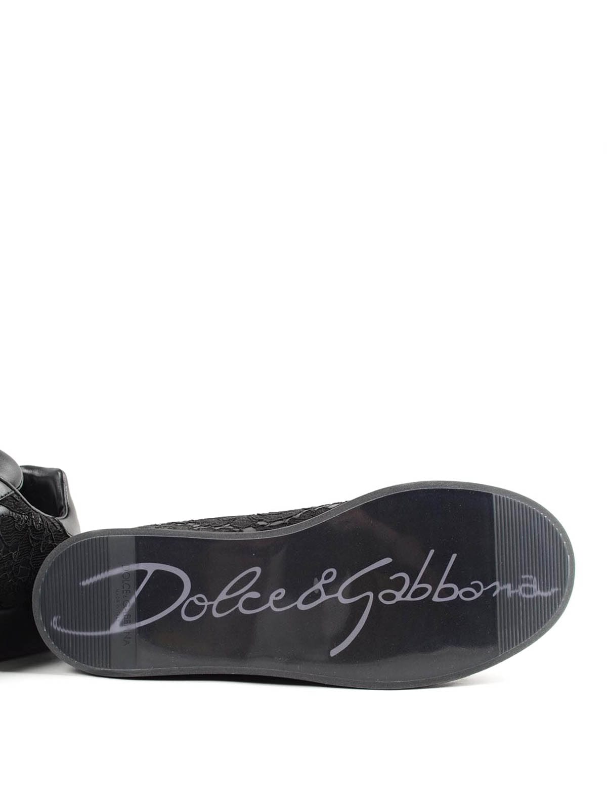 Dolce & Gabbana Lace Insert Sneakers