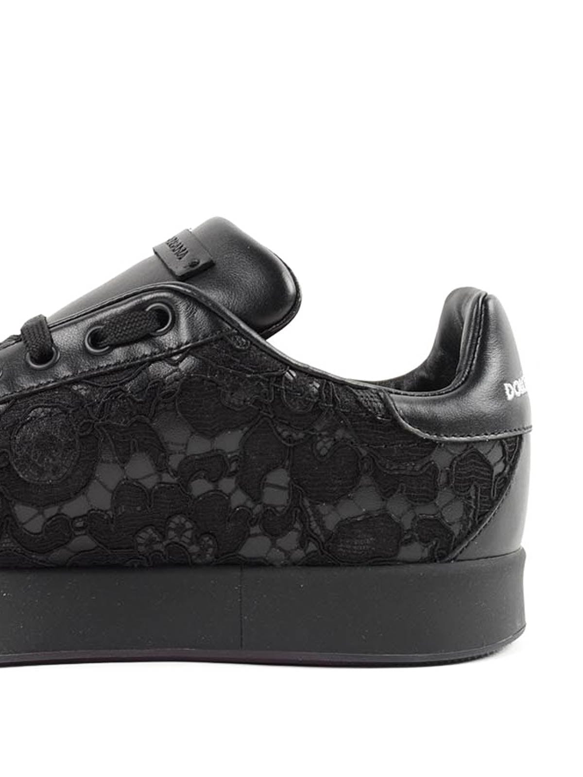 Dolce & Gabbana Lace Insert Sneakers