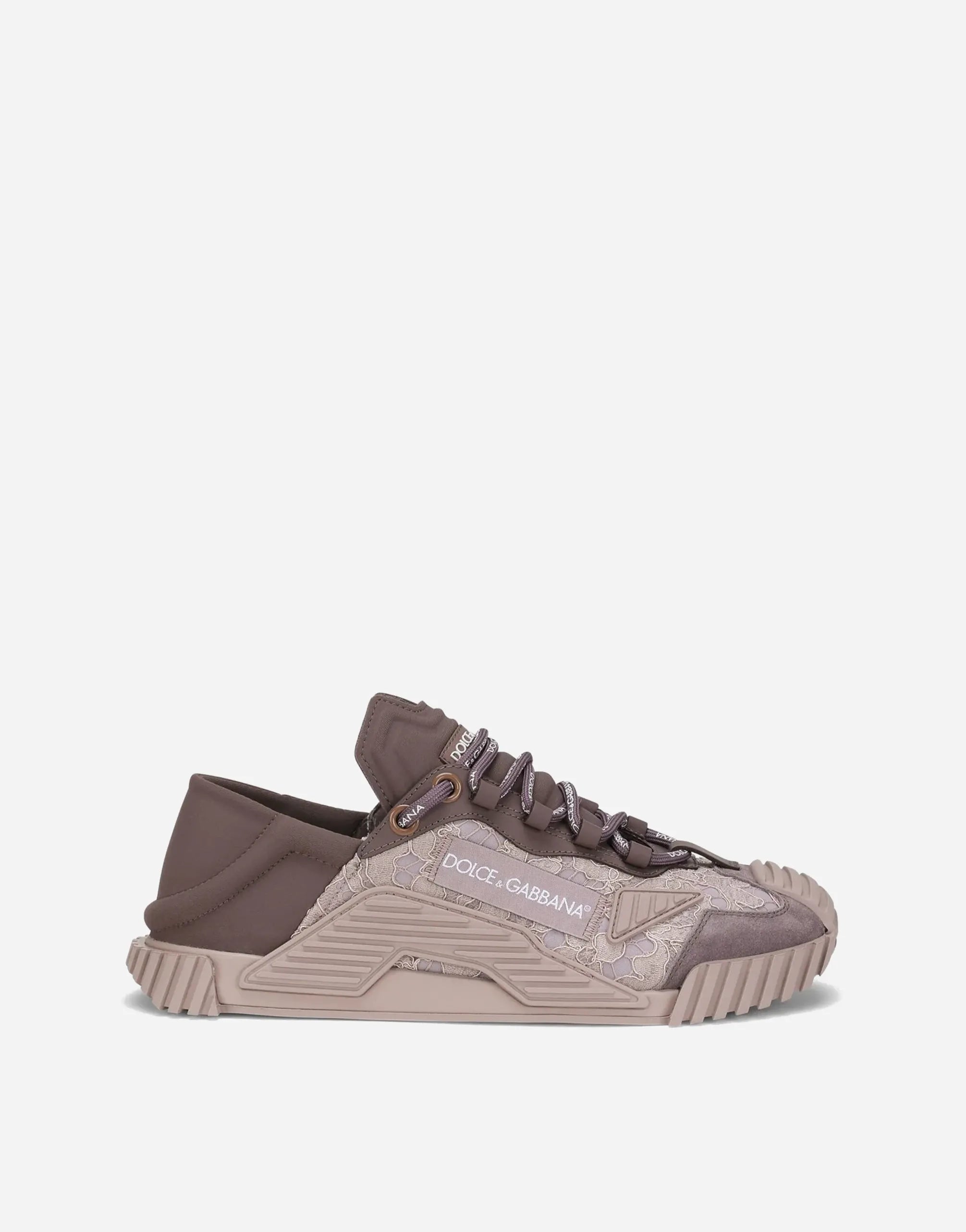 Dolce & Gabbana Dolce & Gabbana Lace Mixed-Materials NS1 Sneakers