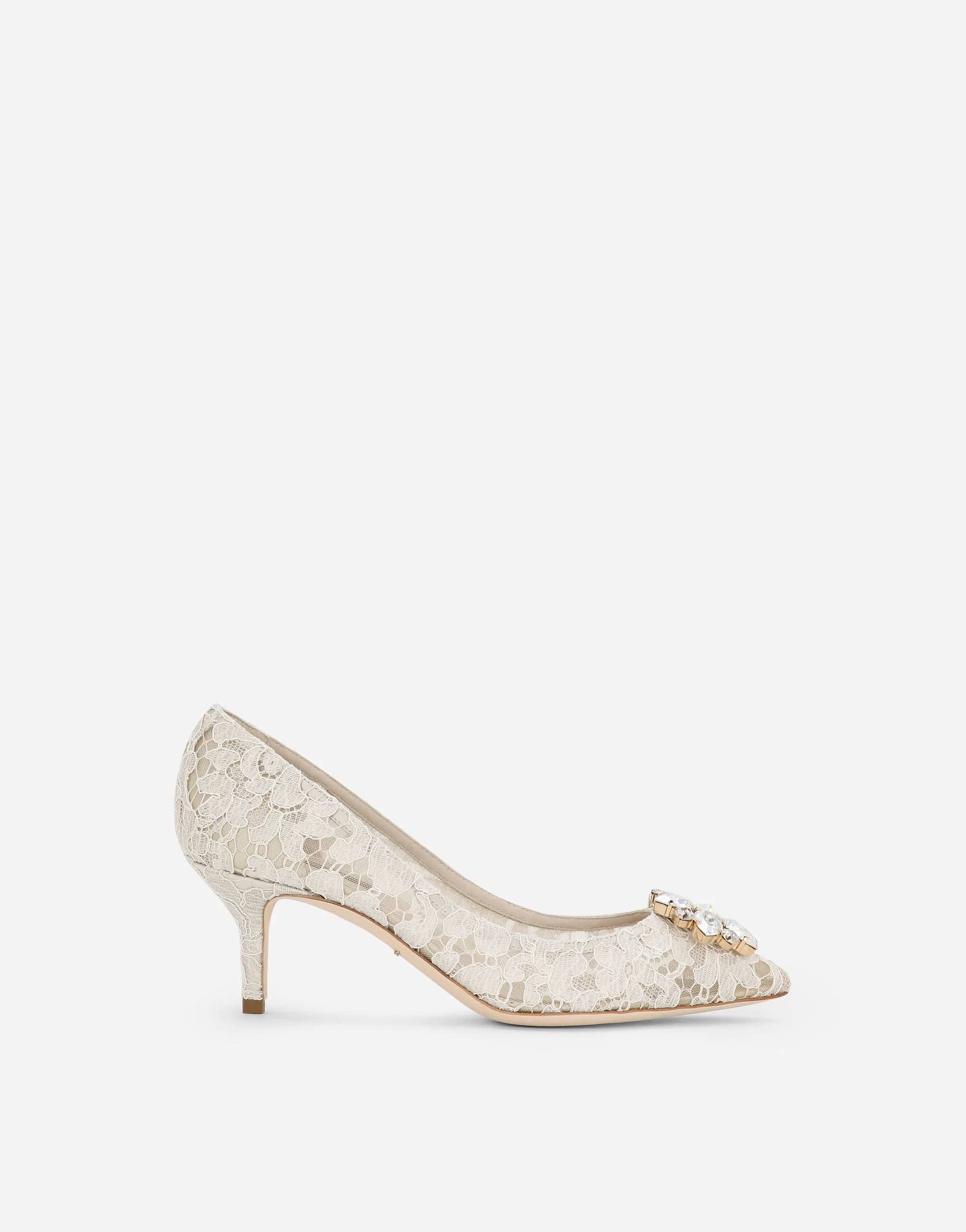 Dolce & Gabbana Lace Pumps With Crystals