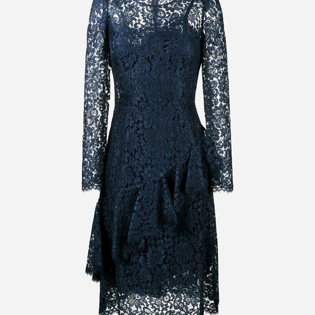 Dolce & Gabbana Floral Lace Sheath Dress