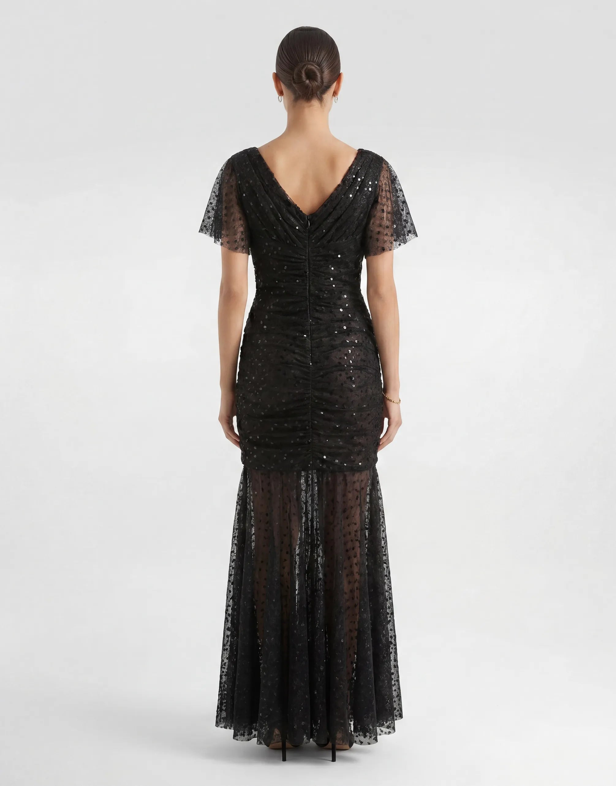 Dolce & Gabbana Black Sequinned Mermaid Evening Gown Dress - IT44 | L Dolce & Gabbana Black Sequinned Mermaid Evening Gown Dress - IT44 | L