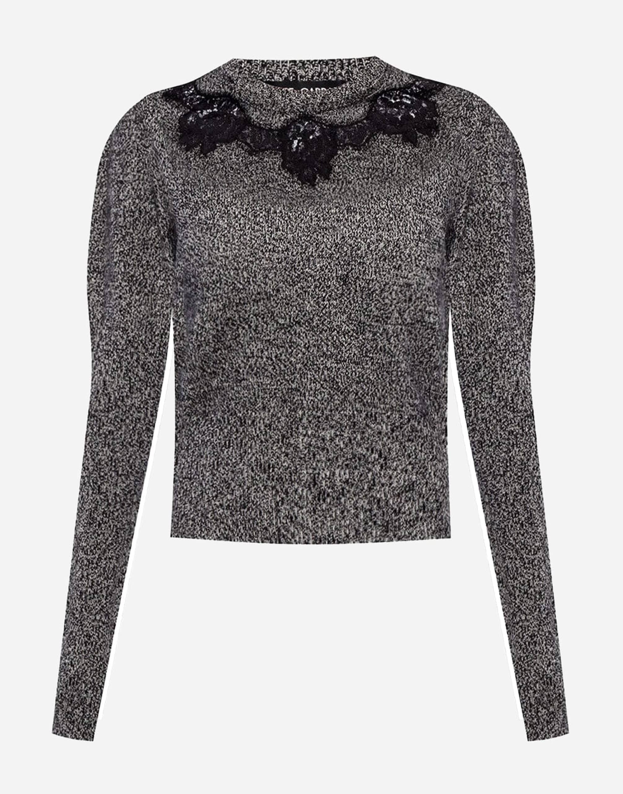 Dolce & Gabbana Lace-Trimmed Sweater